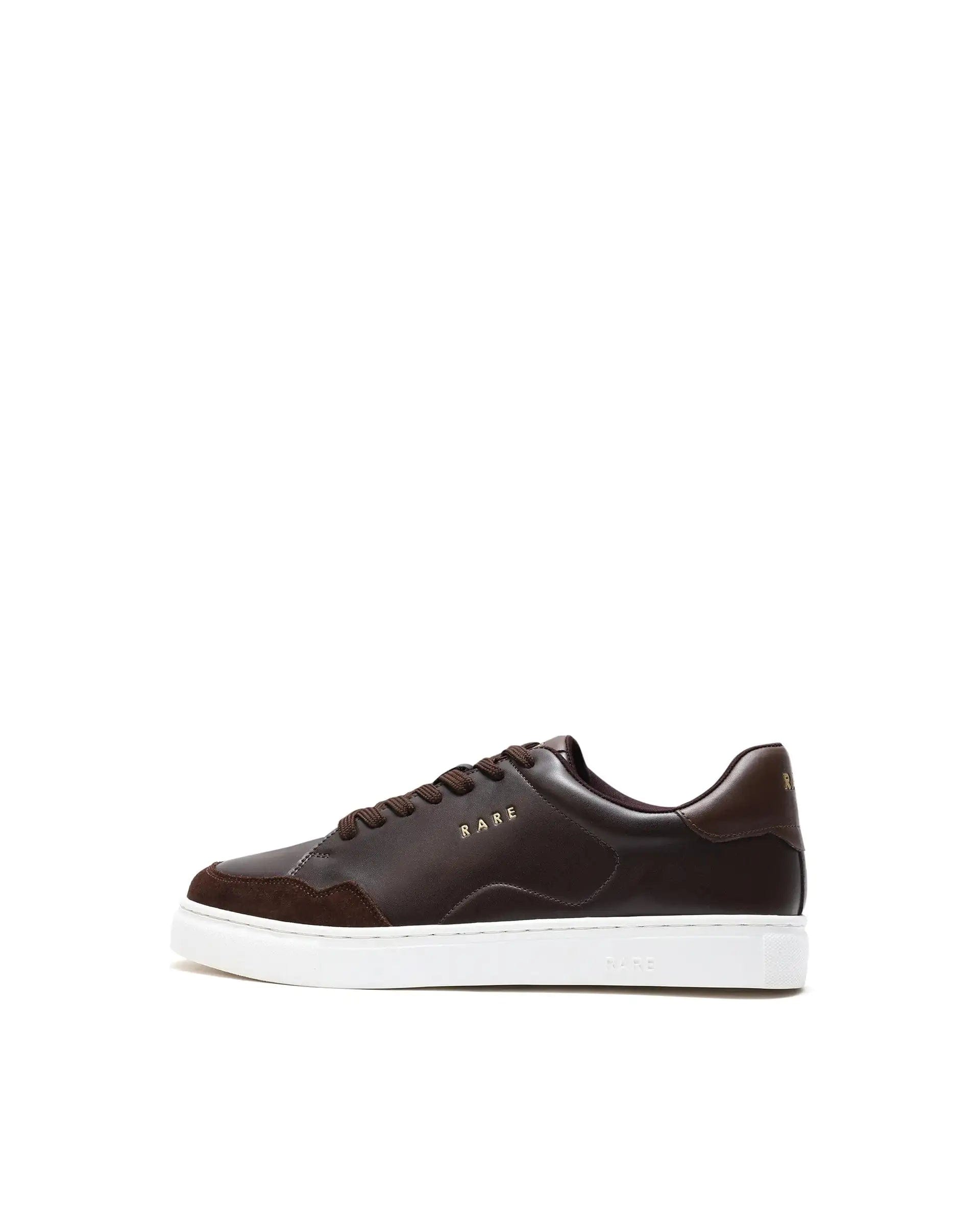 RAREZ Rare Rabbit Men's Mawi Brown Micro Fiber Causal Sneaker