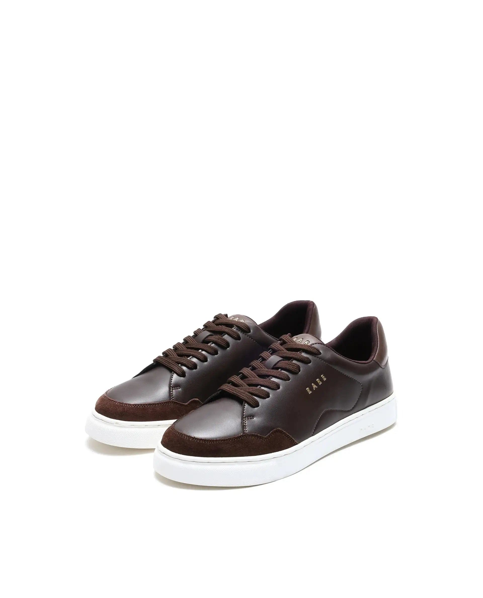 RAREZ Rare Rabbit Men's Mawi Brown Micro Fiber Causal Sneaker