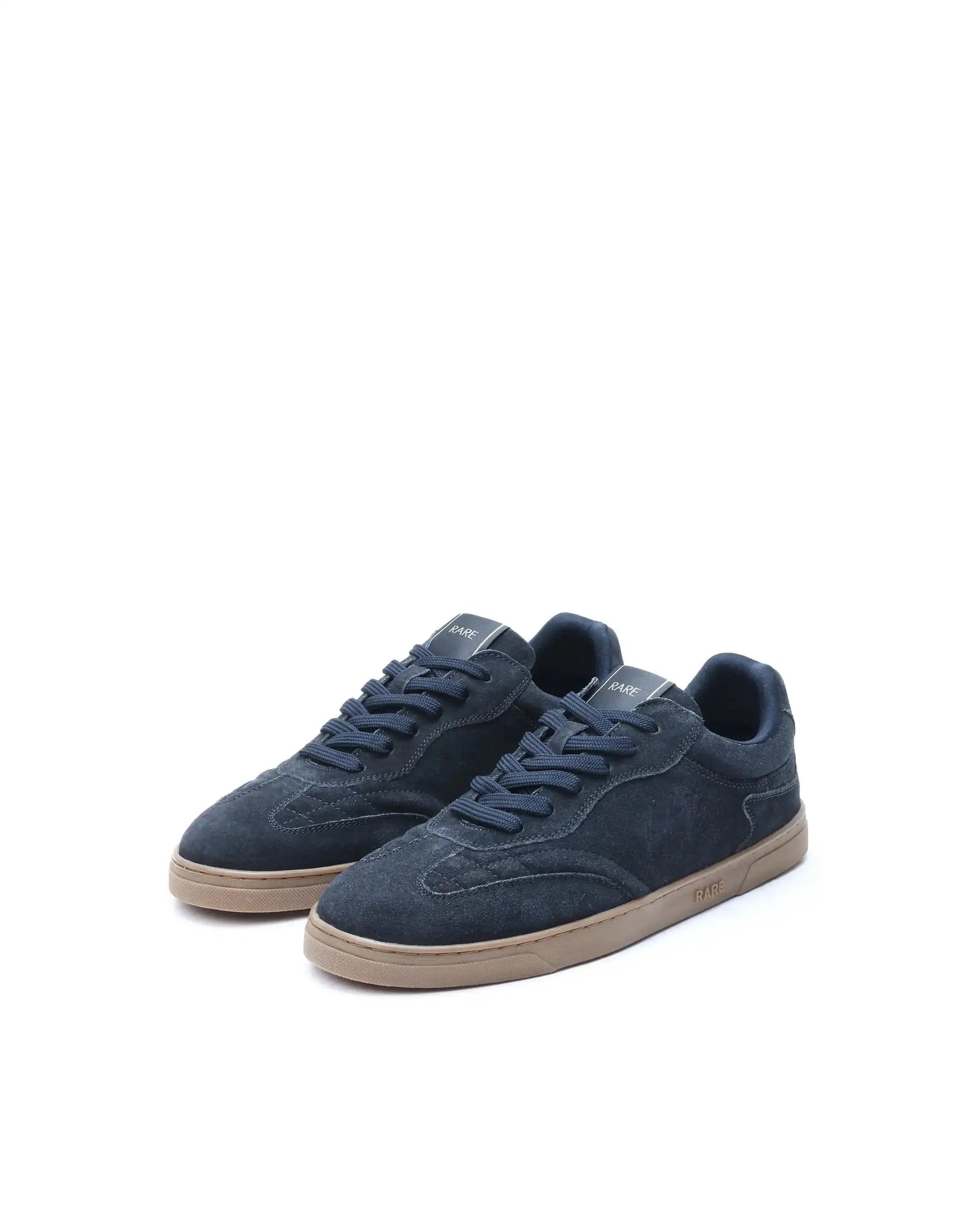 RAREZ Rare Rabbit Men's Burnie Navy Lace - Up Closure Suede Sneaker