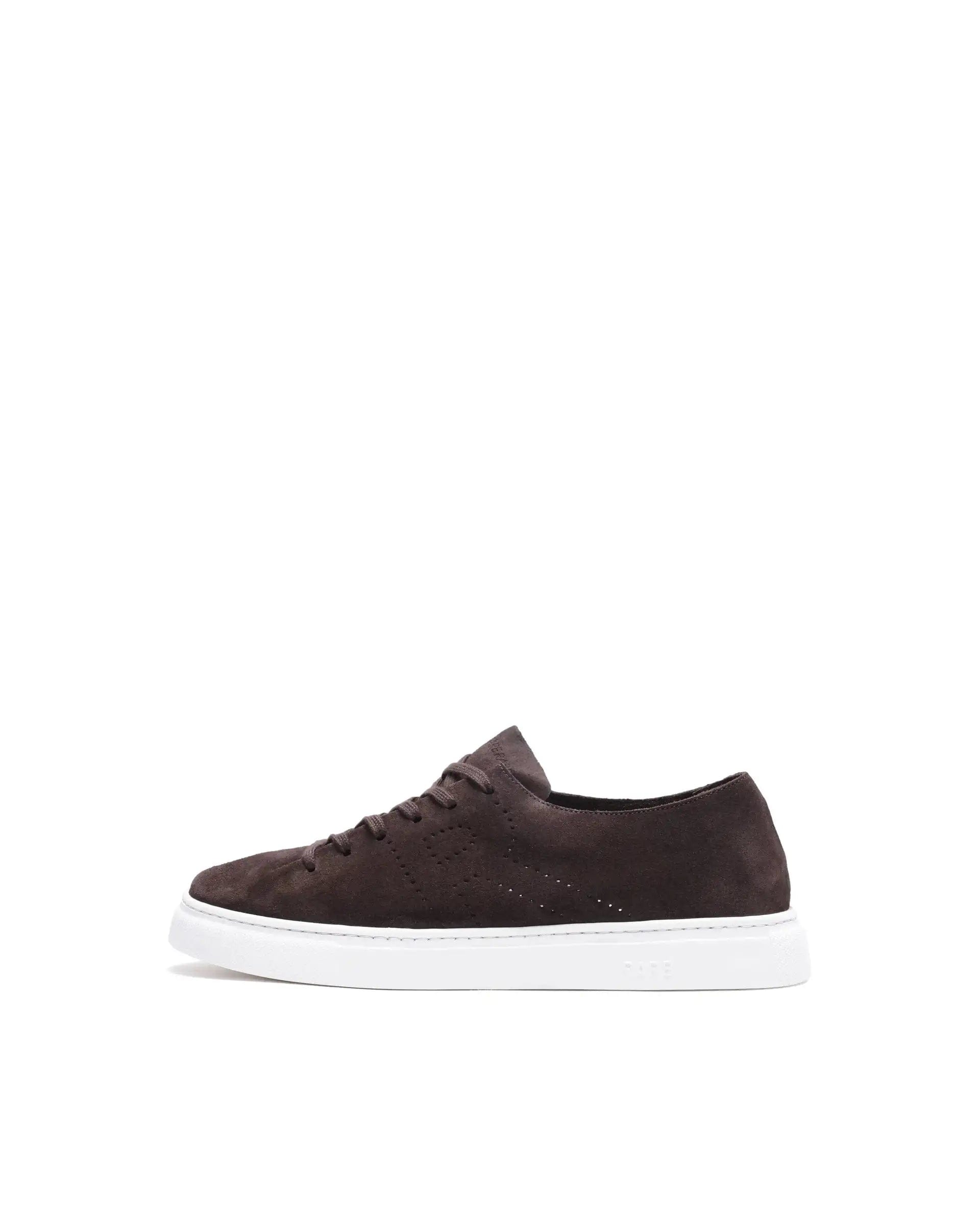 RAREZ Rare Rabbit Men Skin Brown Genuine Suede Monotone Upper Low - Top Lace - Up Plain Shoes