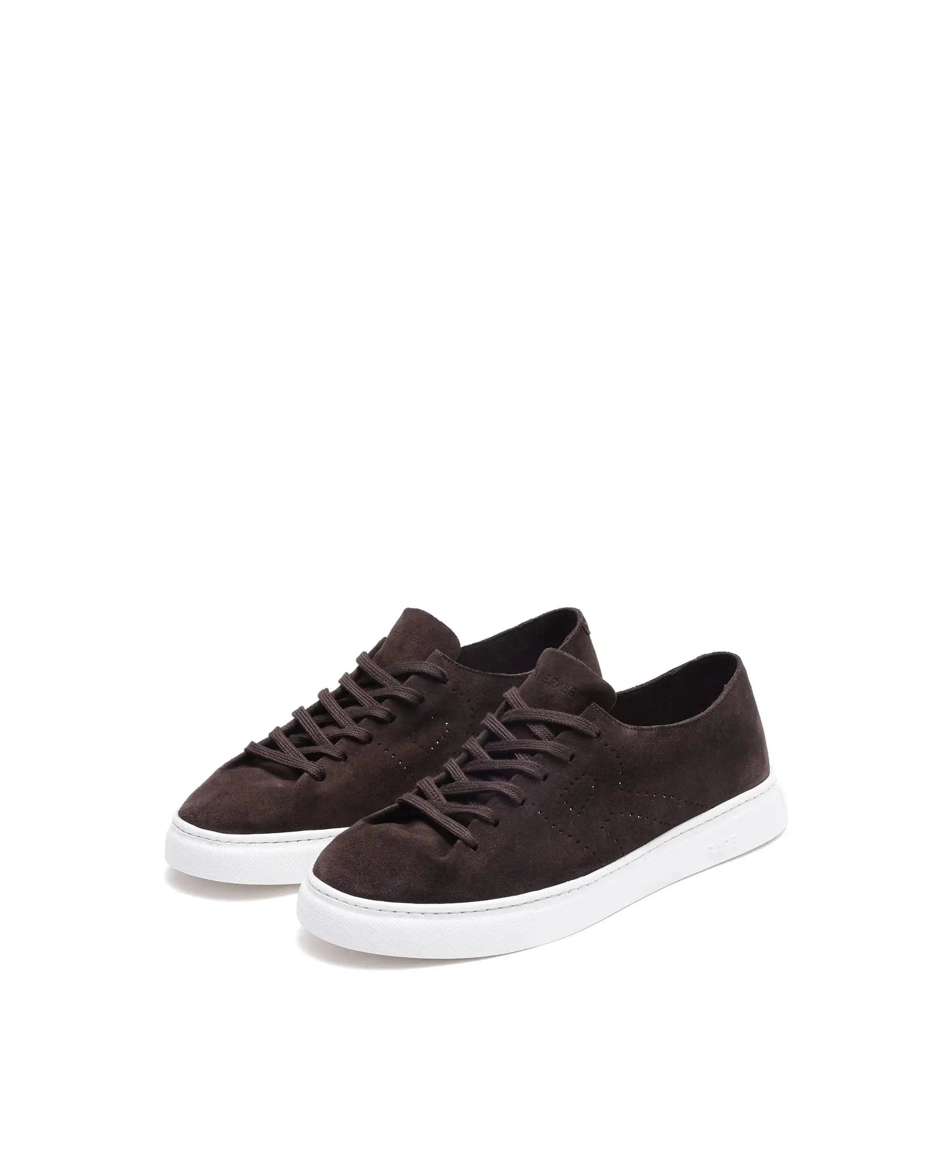 RAREZ Rare Rabbit Men Skin Brown Genuine Suede Monotone Upper Low - Top Lace - Up Plain Shoes