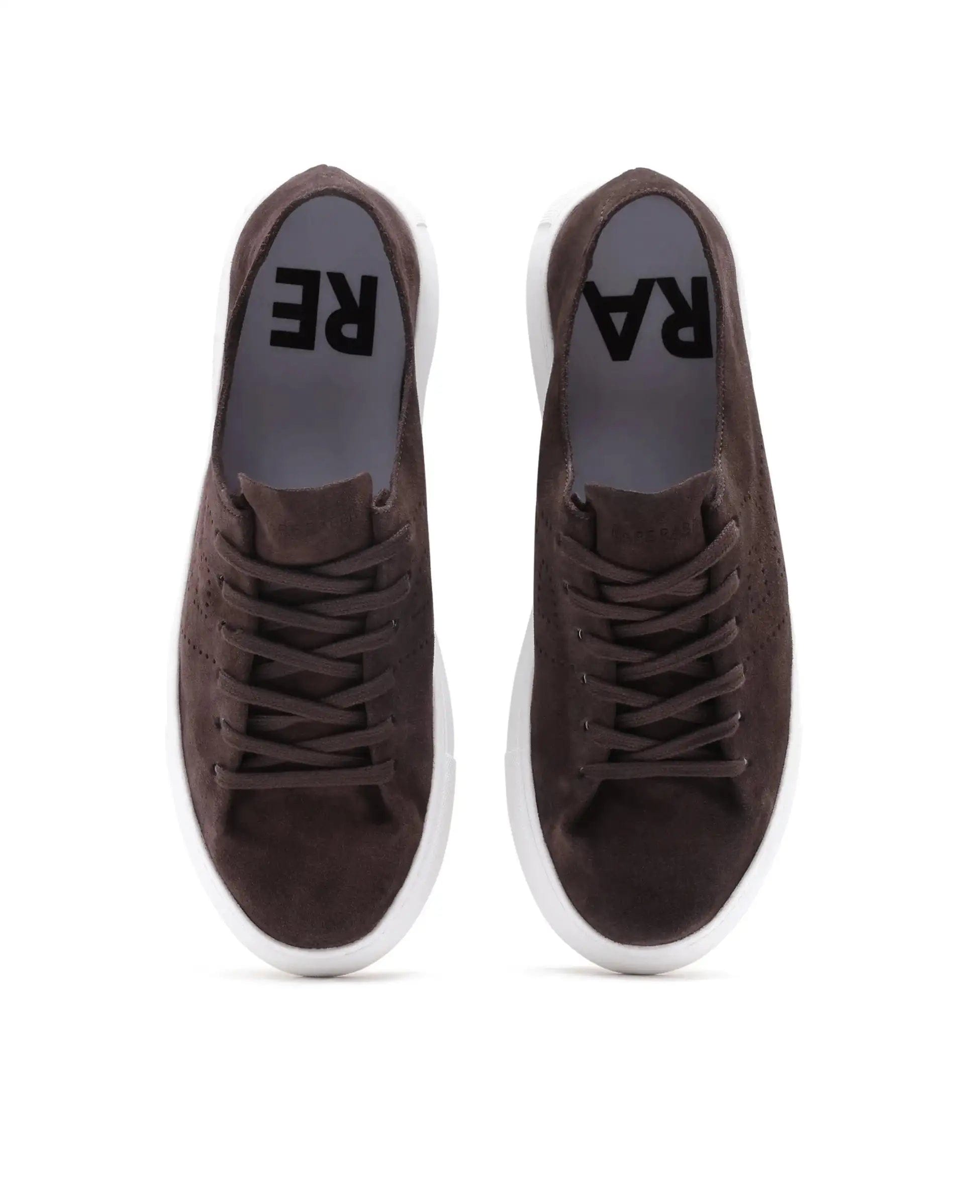 RAREZ Rare Rabbit Men Skin Brown Genuine Suede Monotone Upper Low - Top Lace - Up Plain Shoes