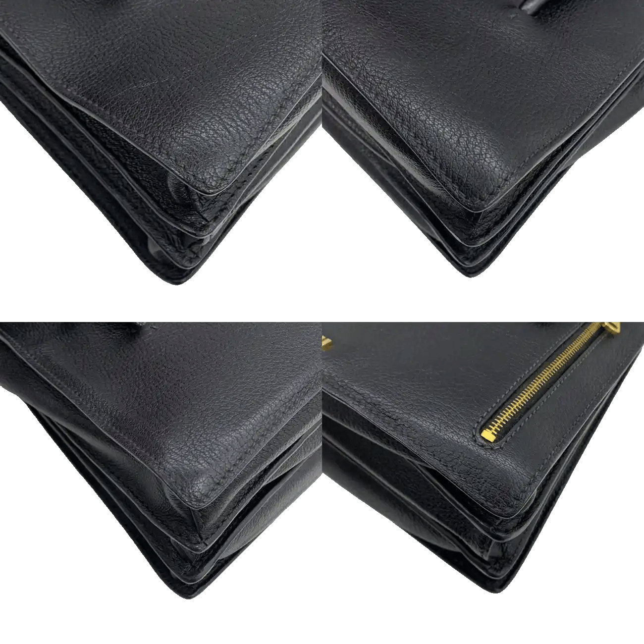 True To Sole Miu Miu Black Leather 2Way Tote Bag Madras