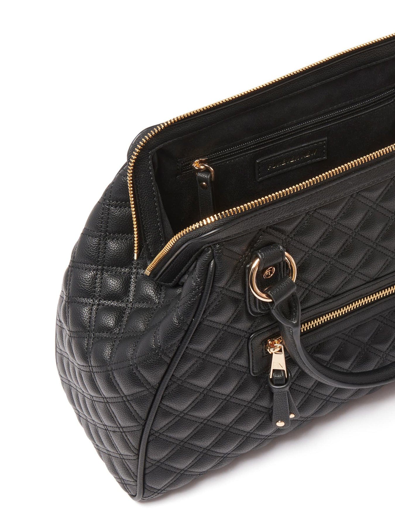 Forever New Signature Grace Quilted Tote Bag Black