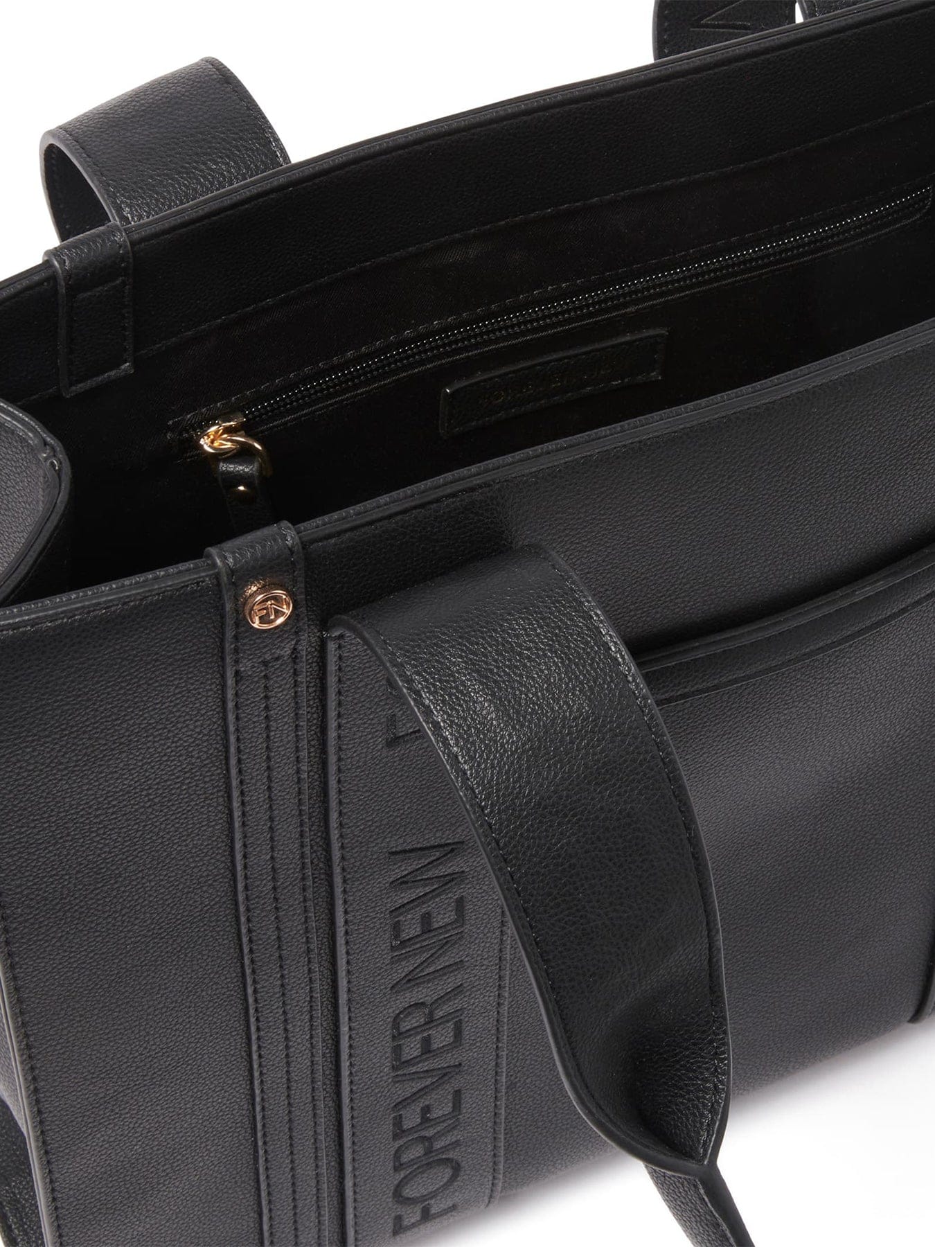 Forever New Signature Alison Structured Tote Bag Black