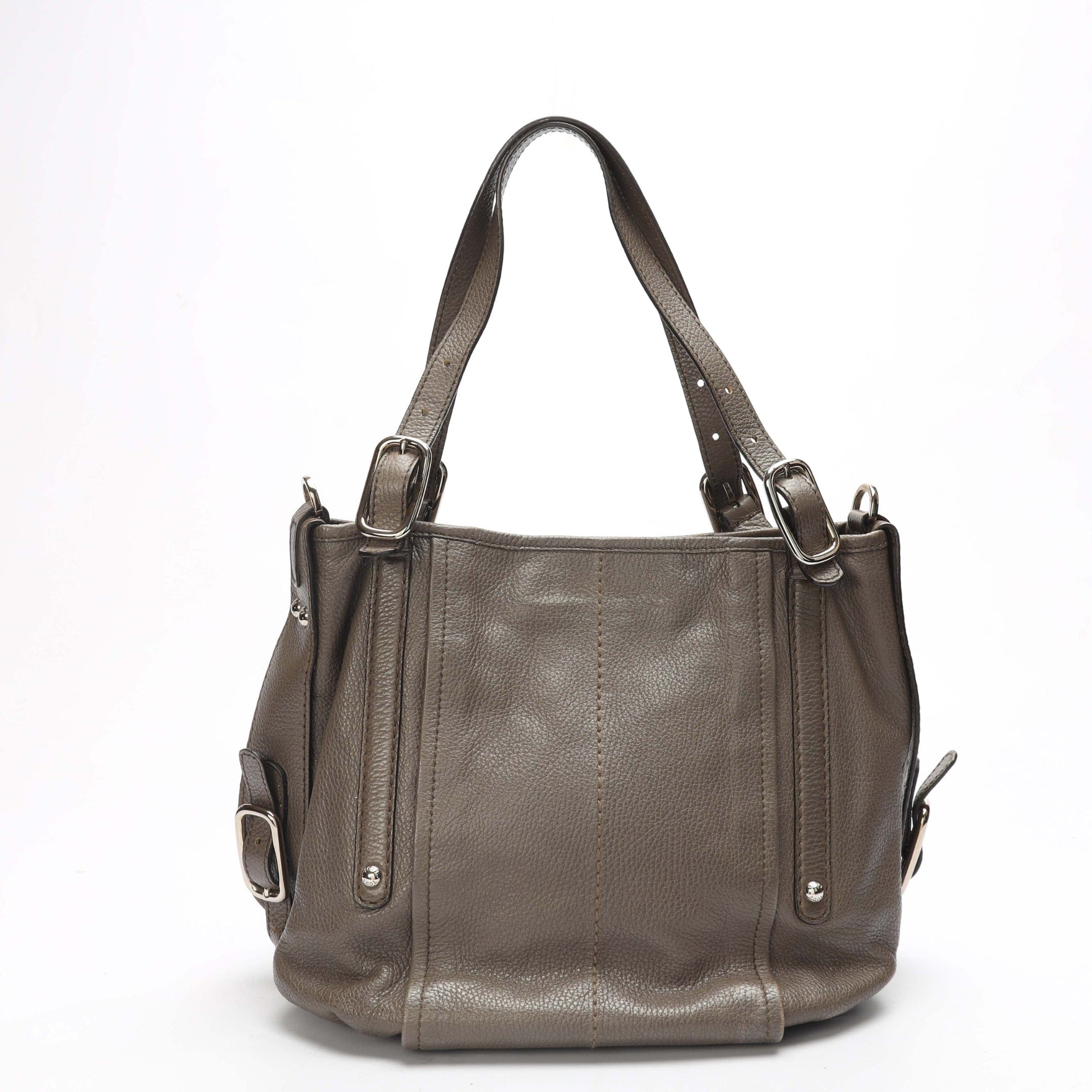 Tods Tod's Grey G - Line Easy Sacca Tote