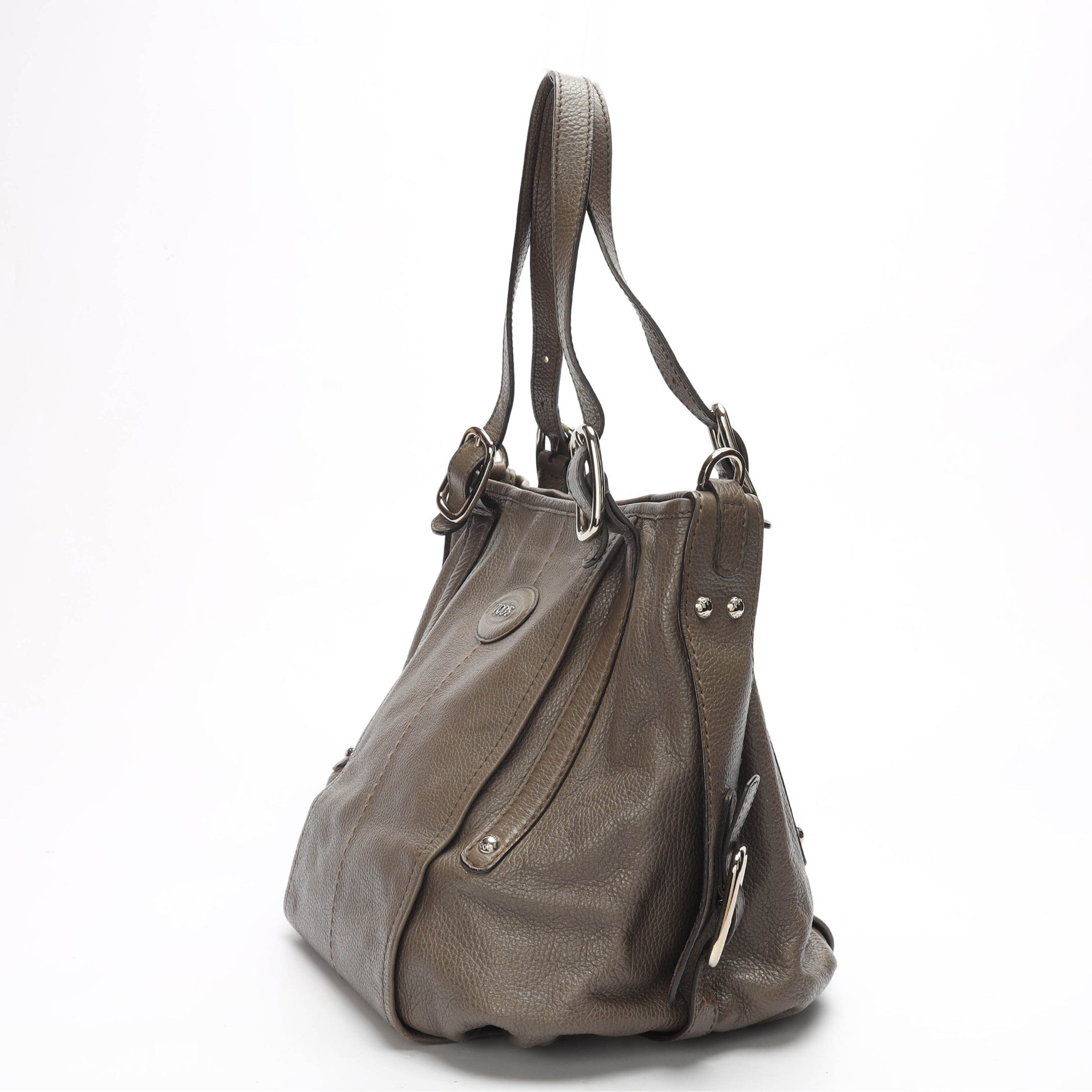 Tods Tod's Grey G - Line Easy Sacca Tote