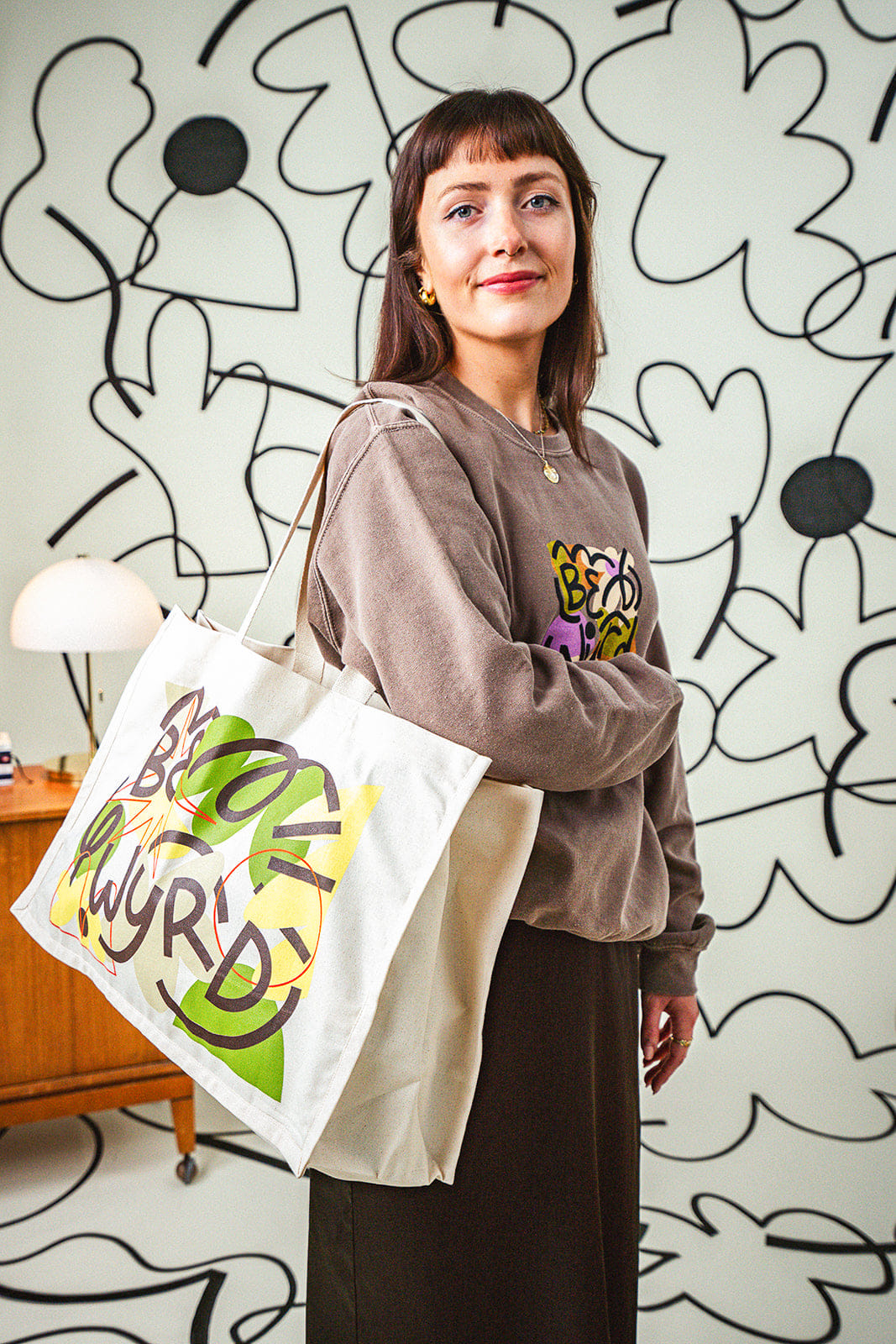 C.D x UN:IK Be Wyrd Organic Shopper Tote - Natural
