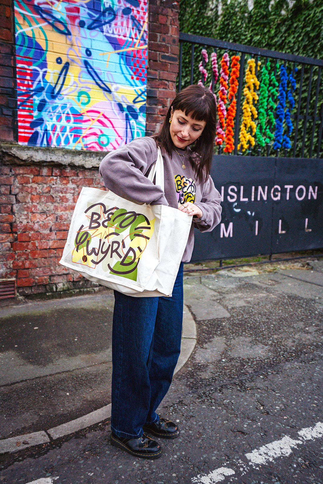 C.D x UN:IK Be Wyrd Organic Shopper Tote - Natural