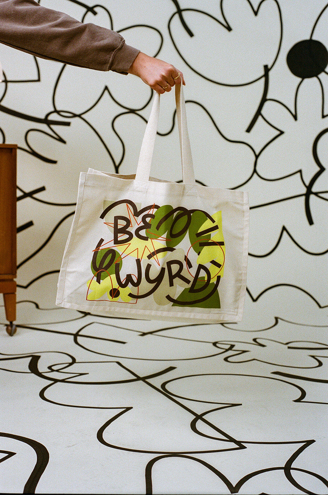 C.D x UN:IK Be Wyrd Organic Shopper Tote - Natural