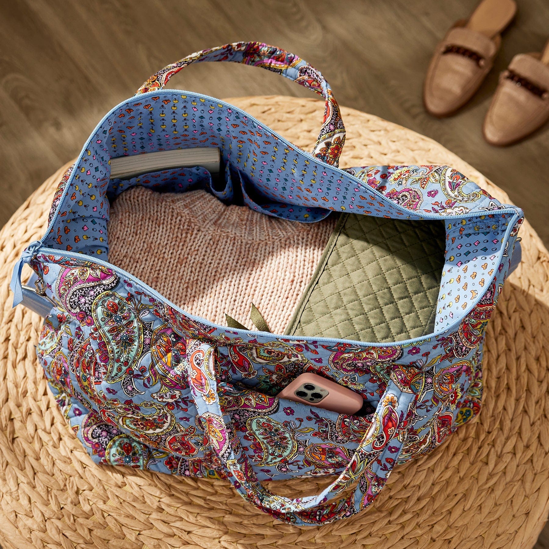 Vera Bradley Overnight Travel Tote Bag