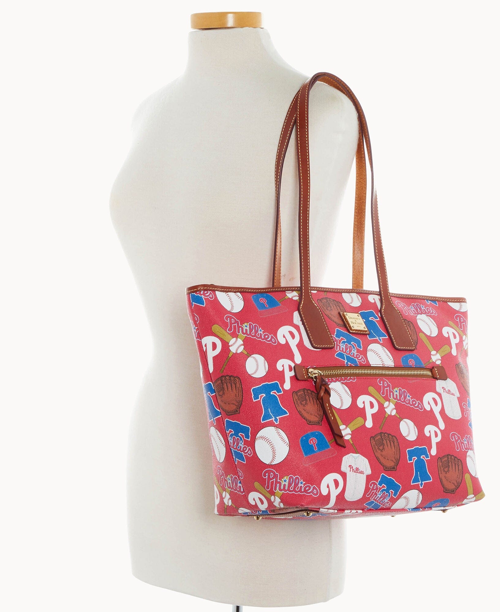 Dooney & Bourke MLB Phillies Zip Tote