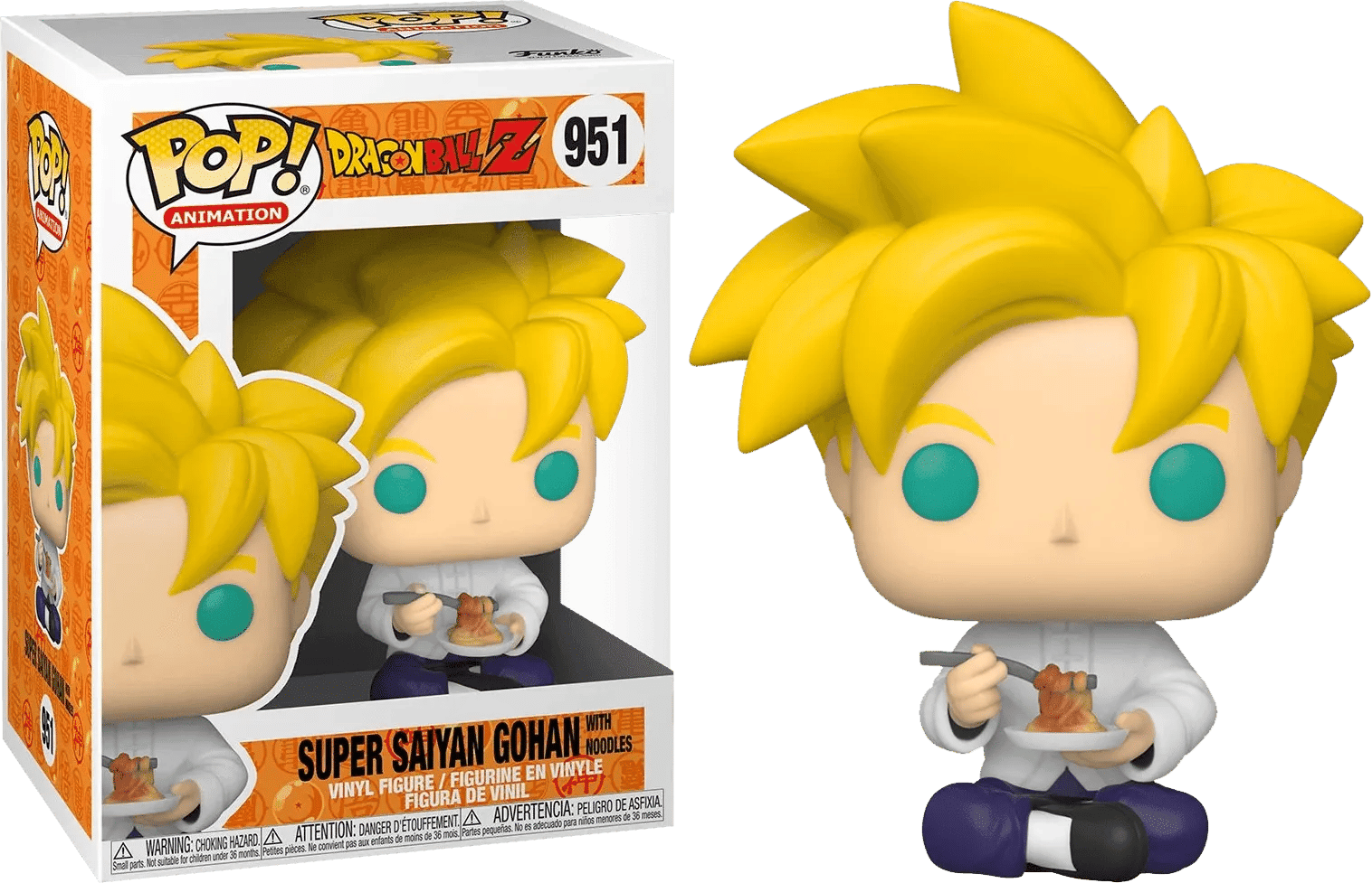 Funko Dragon Ball Z - SS Gohan with Noodles Pop! Vinyl