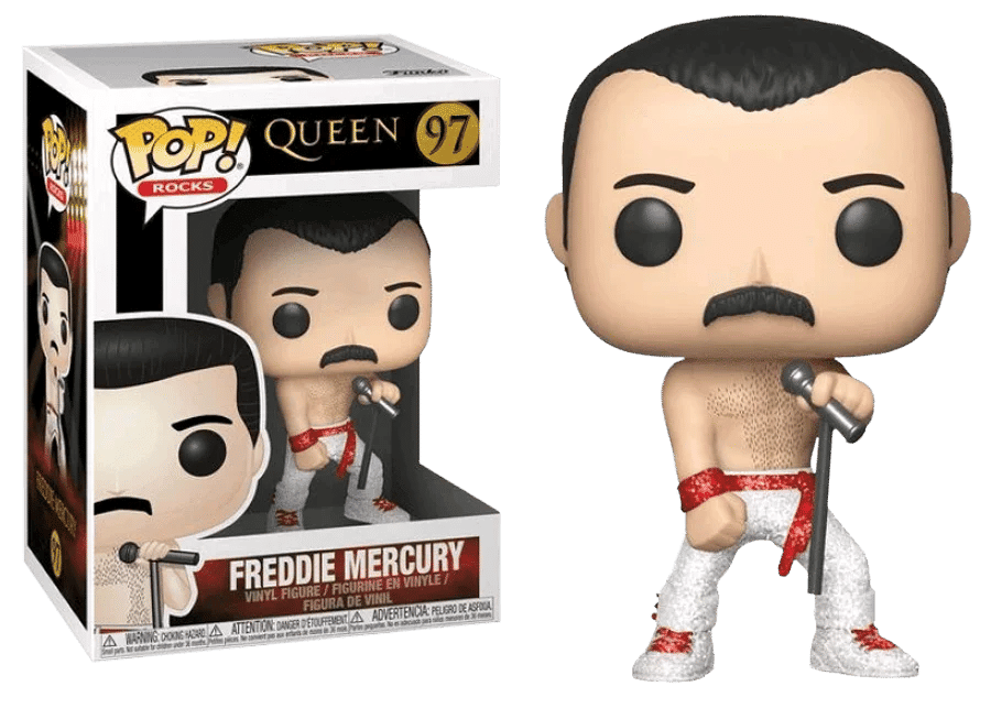 Funko Queen - Freddie Mercury Diamond Glitter US Exclusive Pop! Vinyl