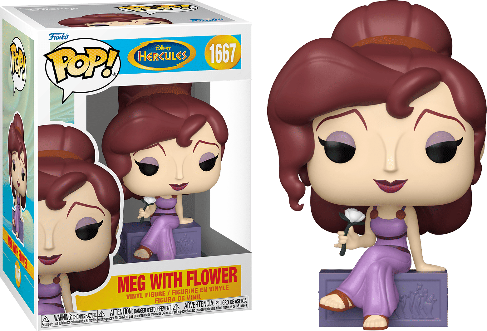 Funko Hercules (1997) - Megara with Flower Pop! Vinyl