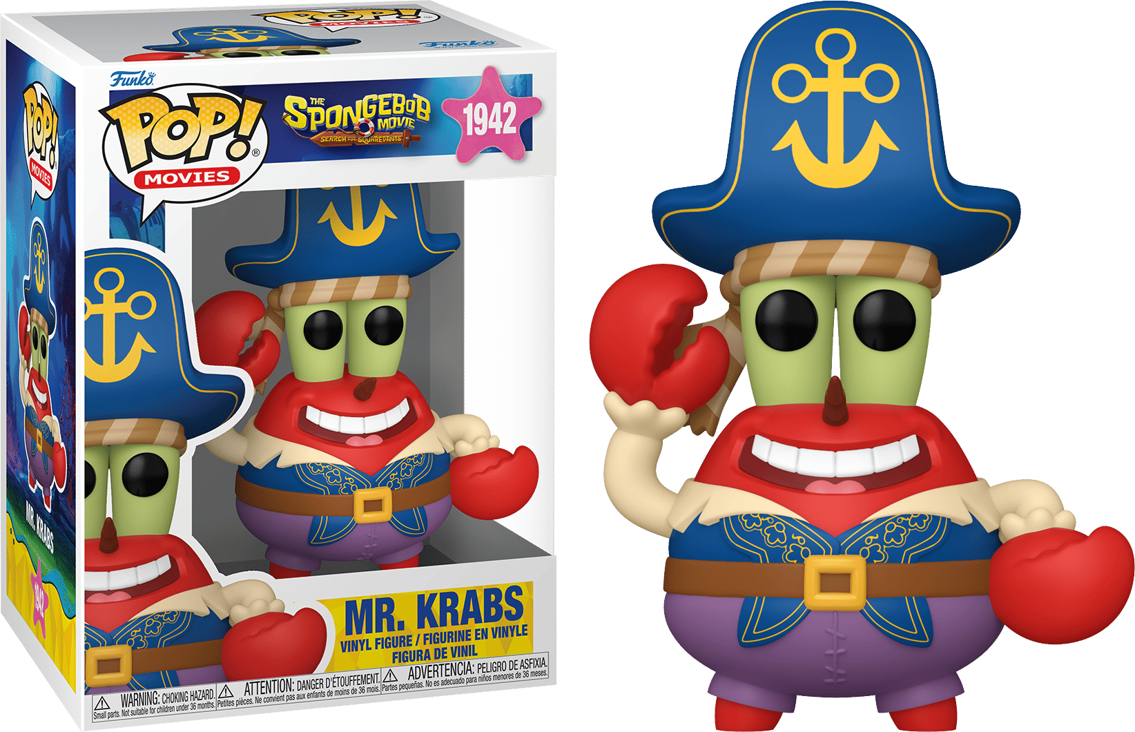 Funko The SpongeBob Movie (2025) - Mr. Krabs Pop! Vinyl