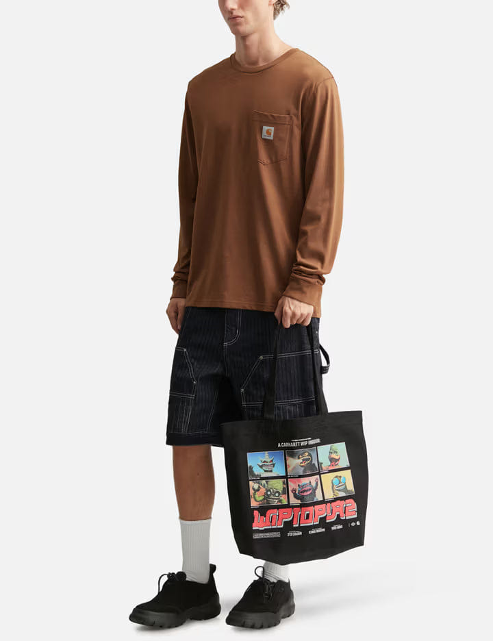 Carhartt Work In Progress Canvas Graphic Tote