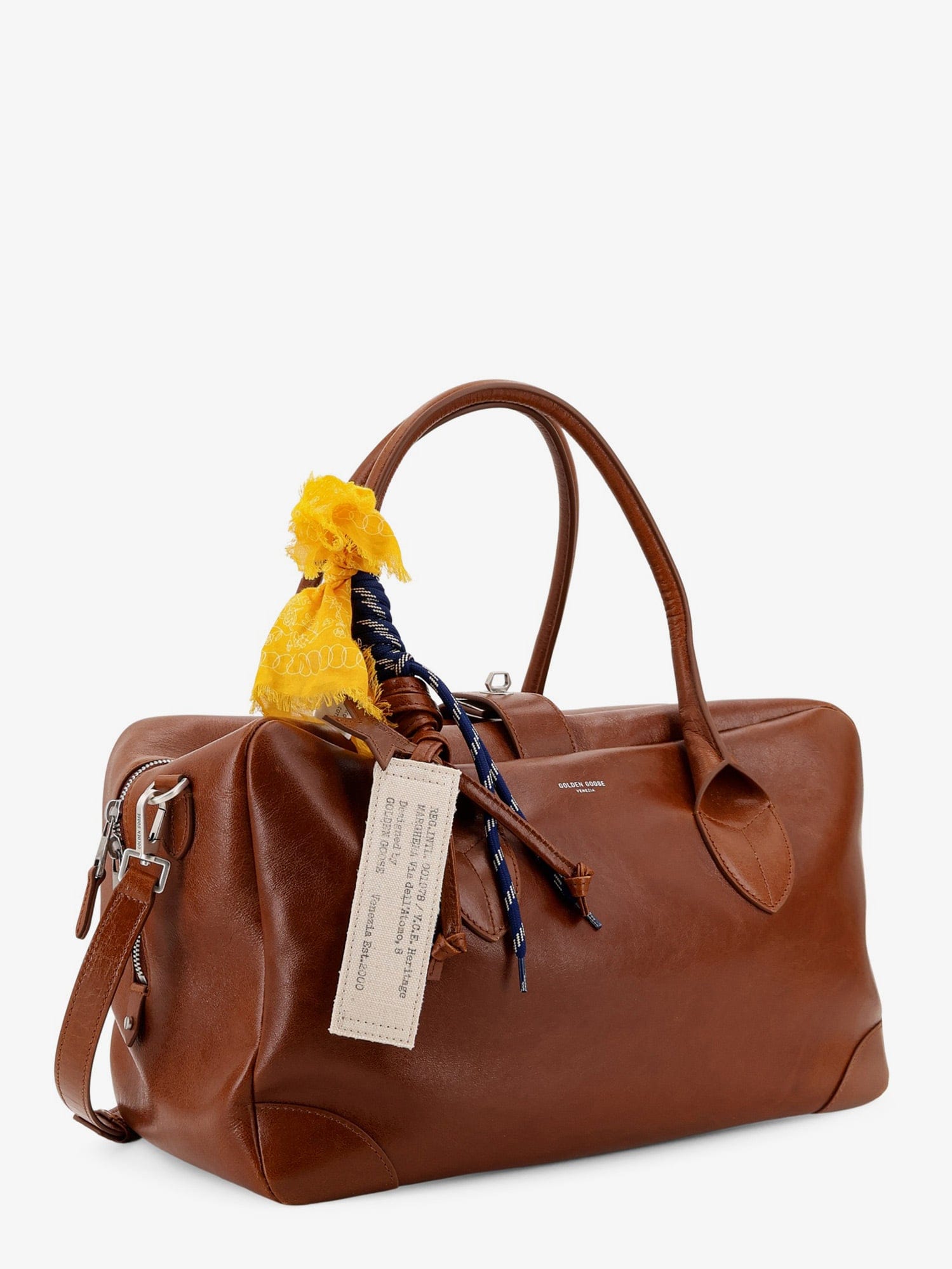 Golden GOOSE Deluxe BRAND Vita leather handbag with front logo