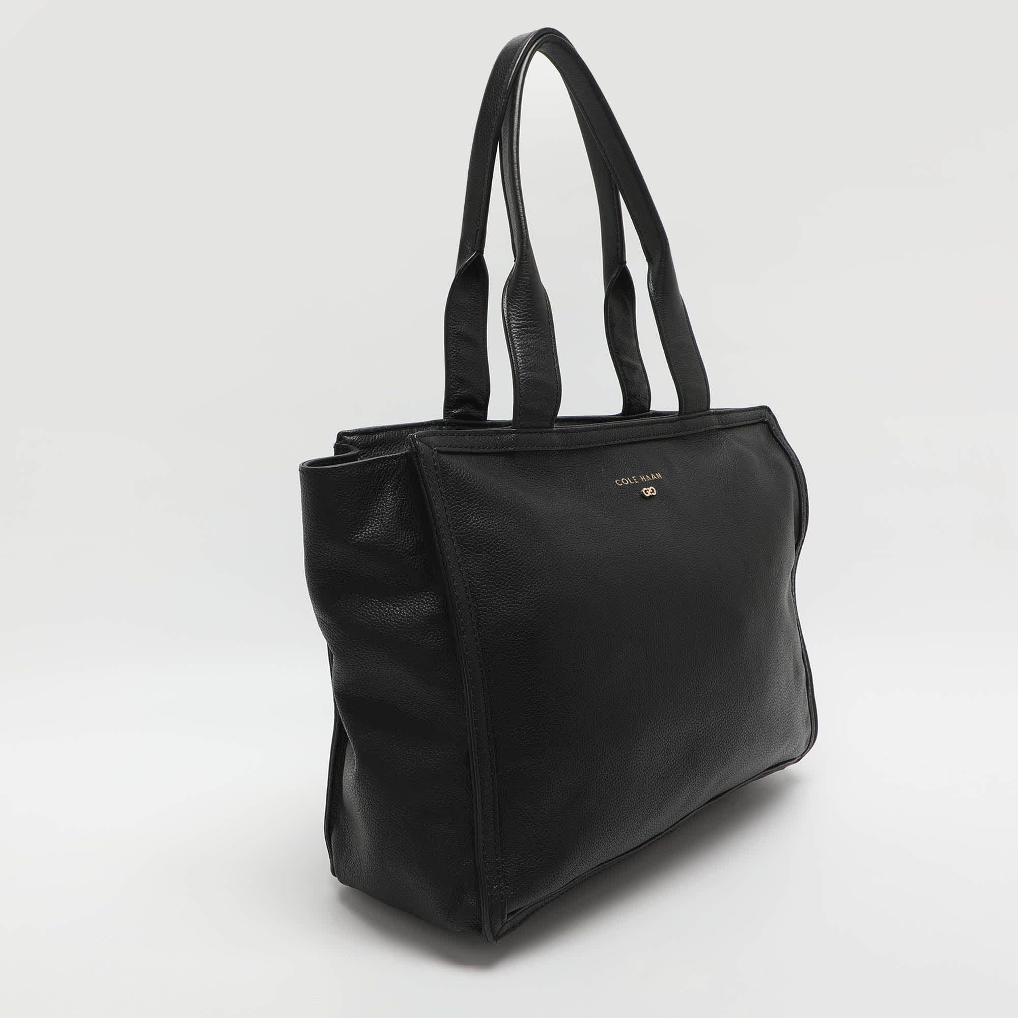 Cole Haan Black Leather Tote