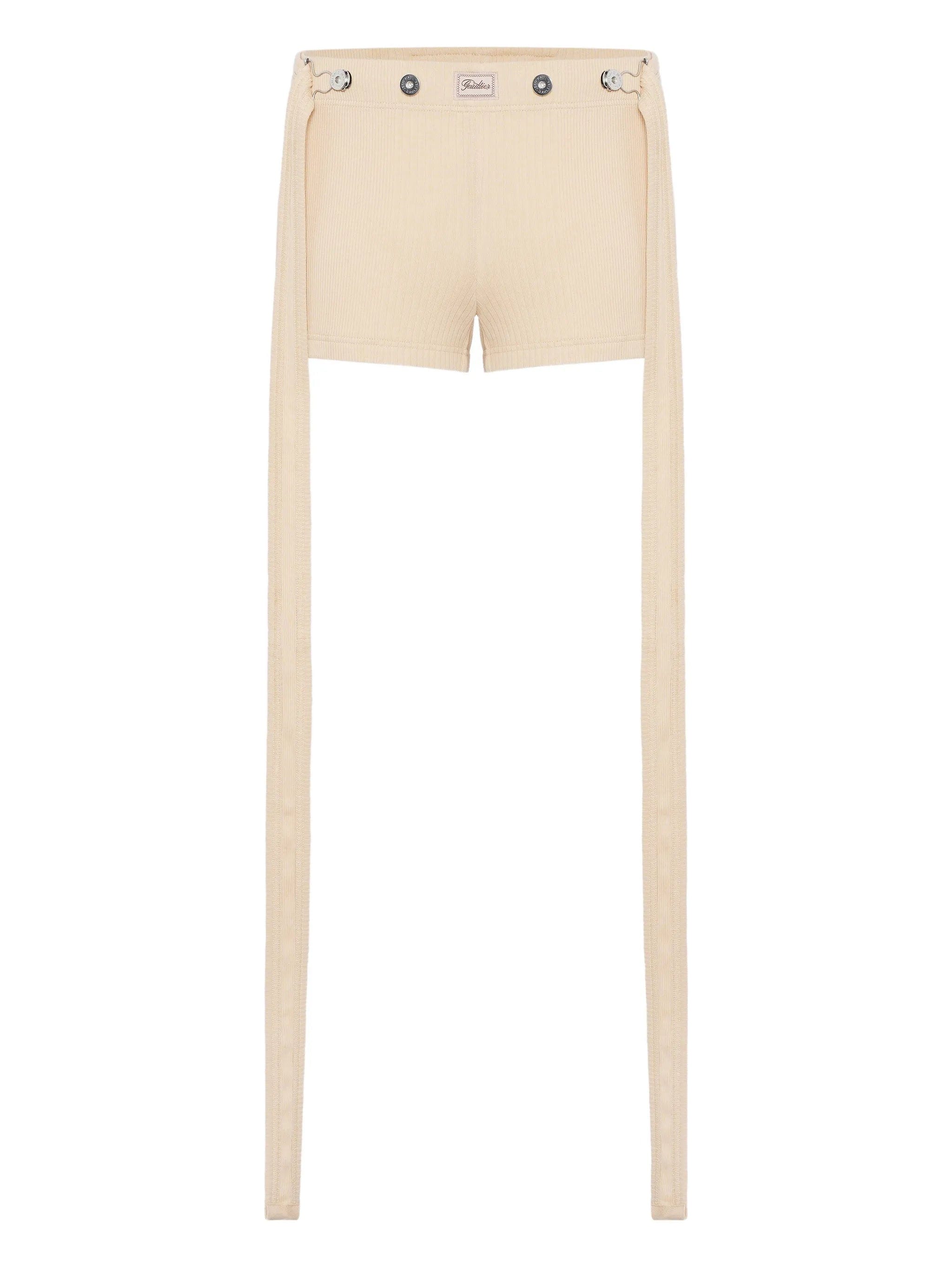 Jean Paul Gaultier ribbed shorts
