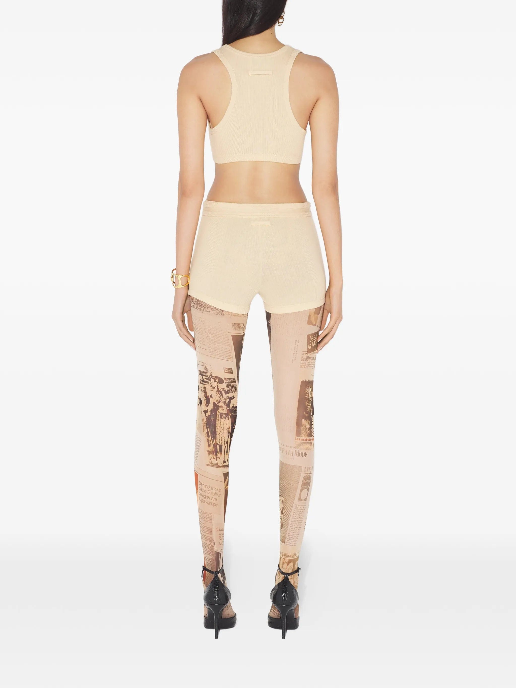 Jean Paul Gaultier ribbed shorts