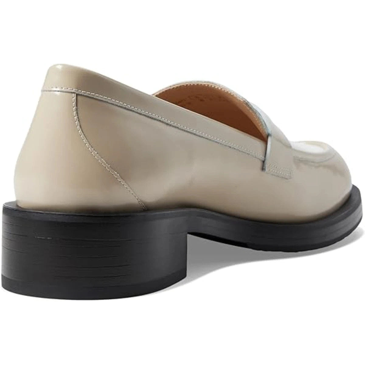 Stuart Weitzman Palmer Bold Loafer Women's Dune White Slip On Shoes RHS8493