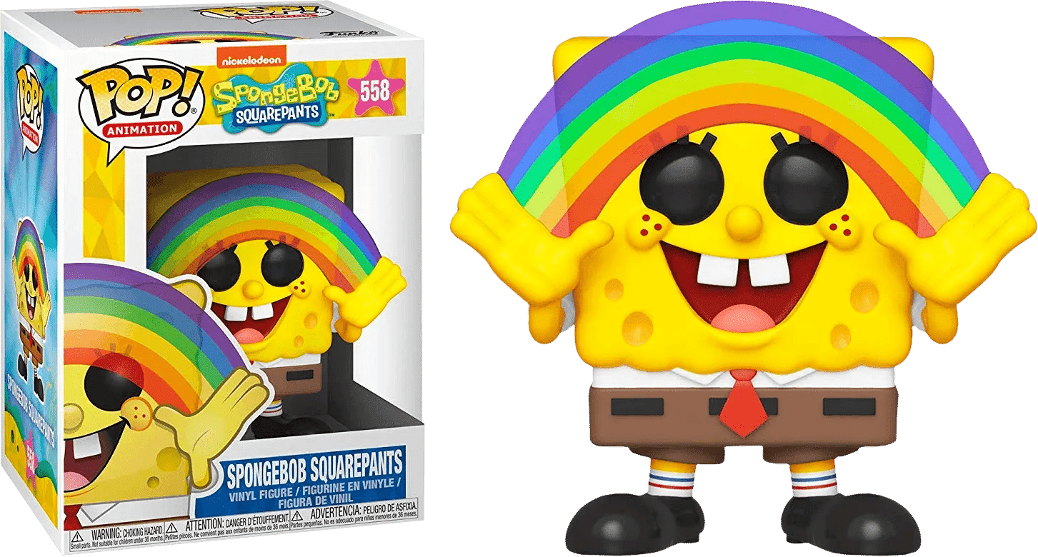 Funko SpongeBob SquarePants - Spongebob Rainbow Pop! Vinyl