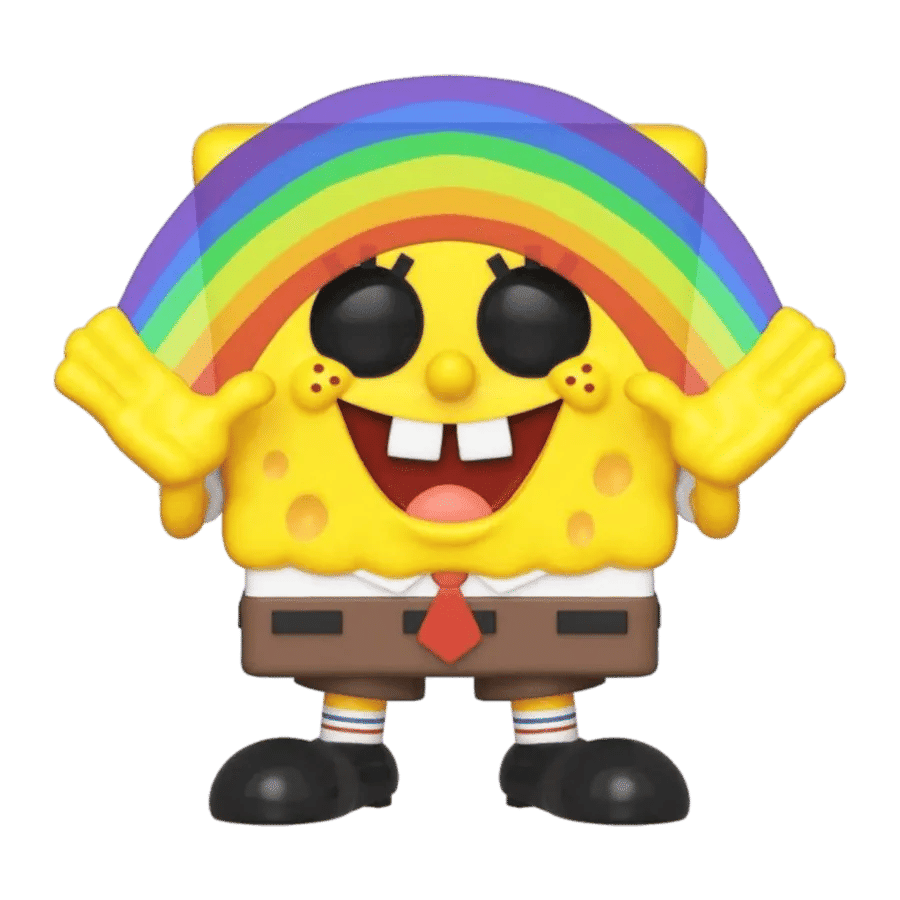 Funko SpongeBob SquarePants - Spongebob Rainbow Pop! Vinyl