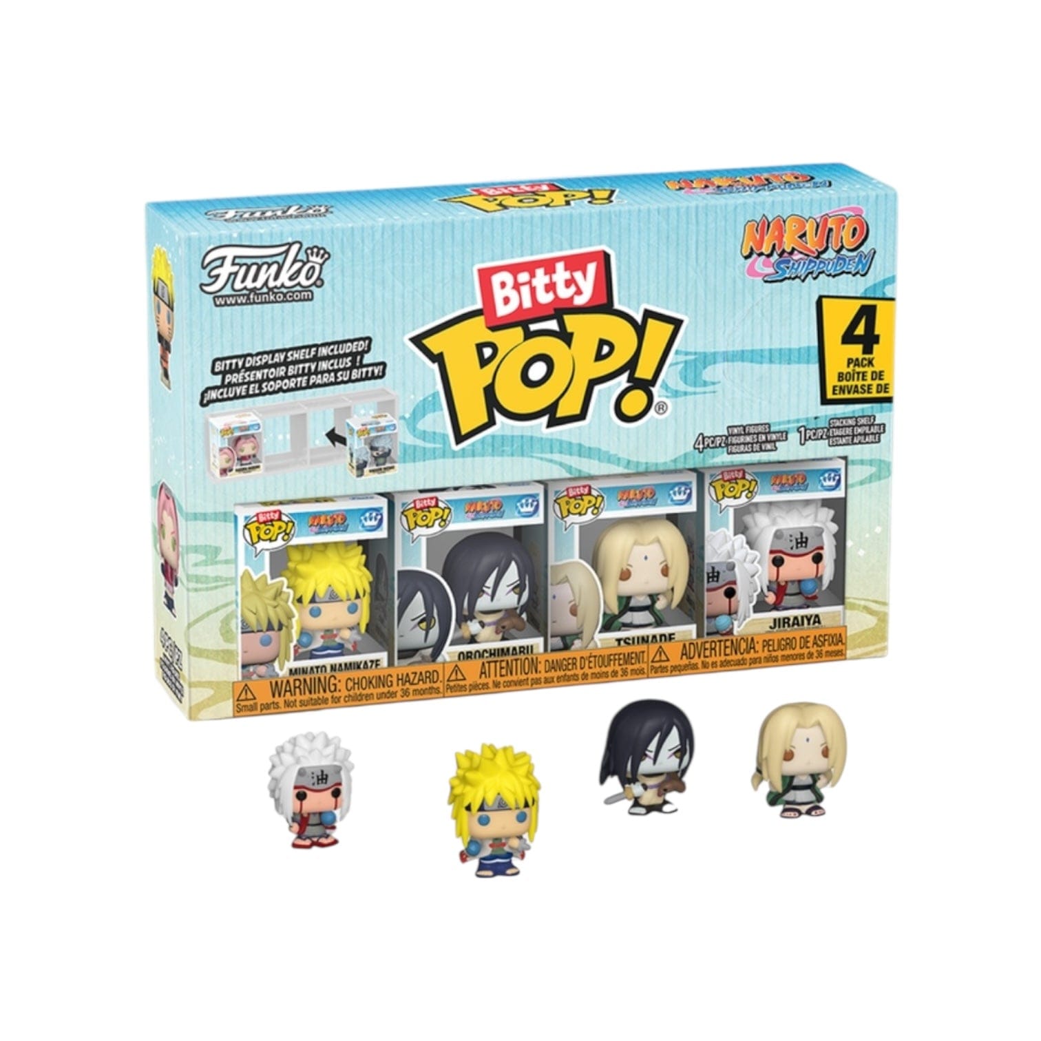 Funko Team 2 Funko 4 Pack Bitty Pop - Naruto: Shippuden - Chance of Chase
