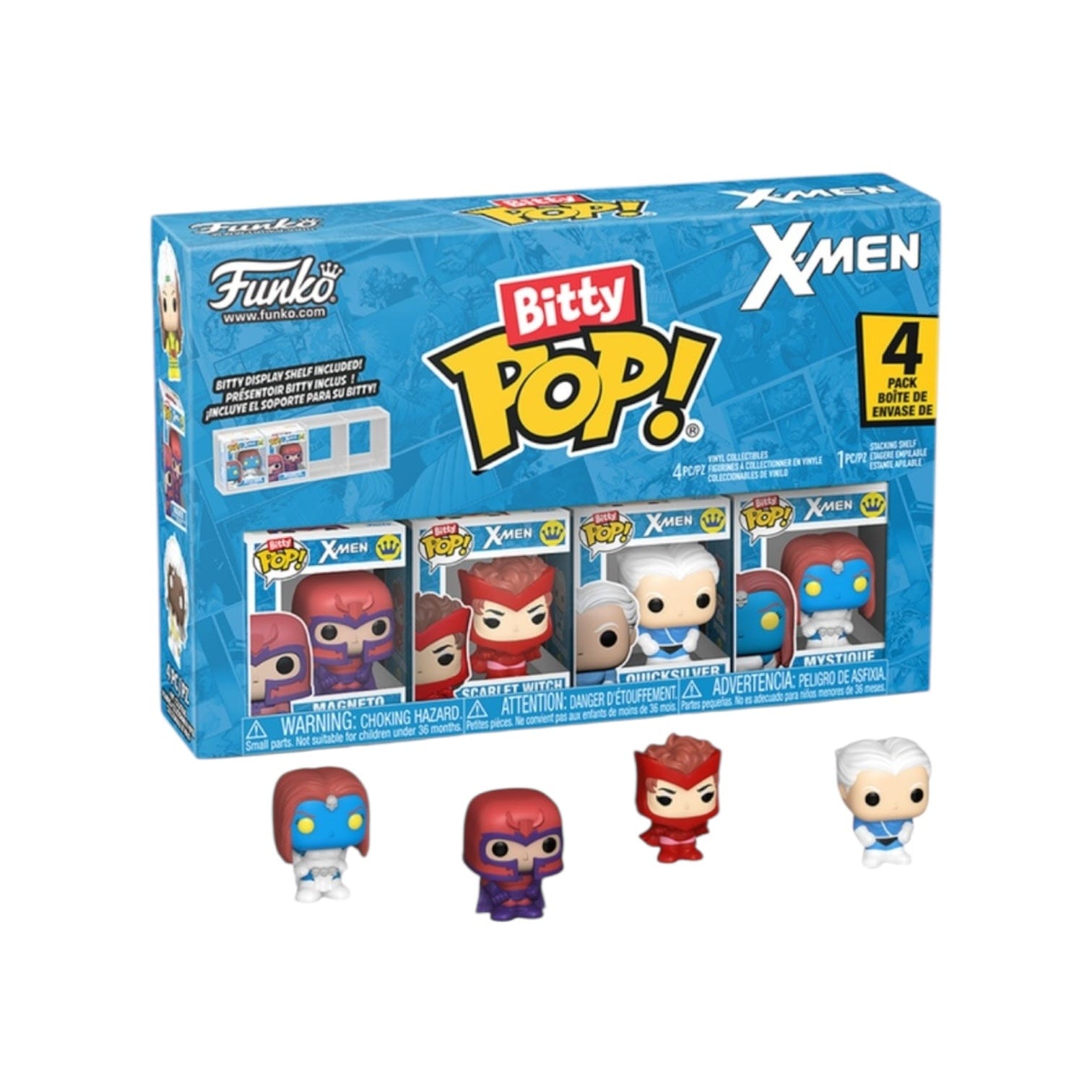 Funko Magneto Funko 4 Pack Bitty Pop - X - Men - Chance of Chase