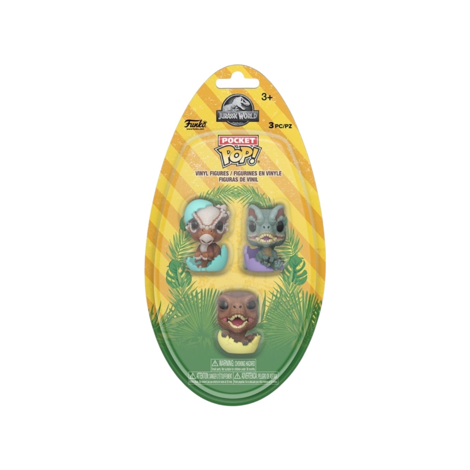 Funko Jurassic Park Hatchlings (Easter) Funko Pocket Pop! 3 Pack - Jurassic Park