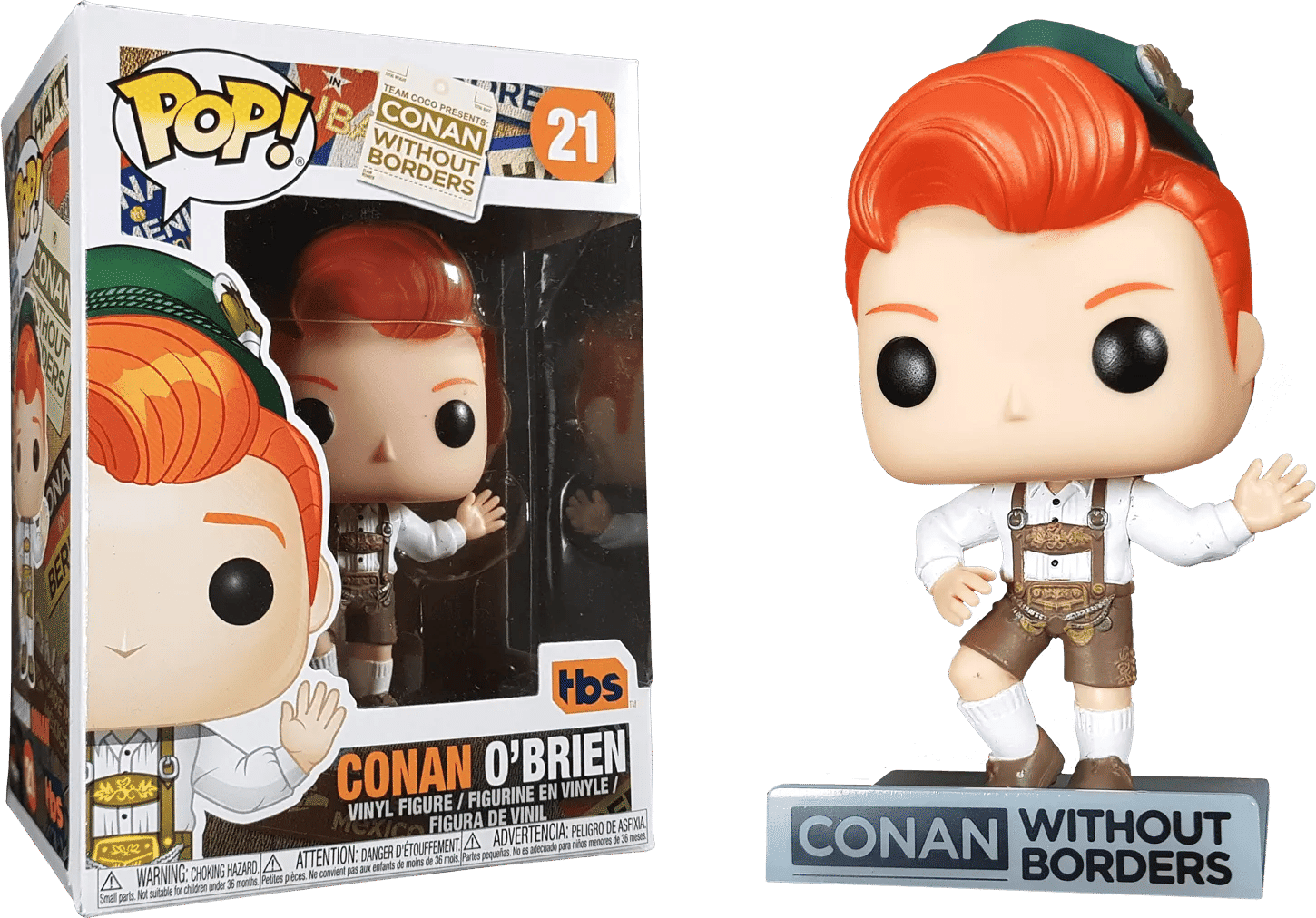Funko Conan O'Brien - Conan O'Brien in Lederhosen US Exclusive Pop! Vinyl