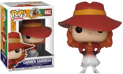 Funko Where in the World is Carmen Sandiego - Carmen Sandiego Fade US Exclusive Pop! Vinyl