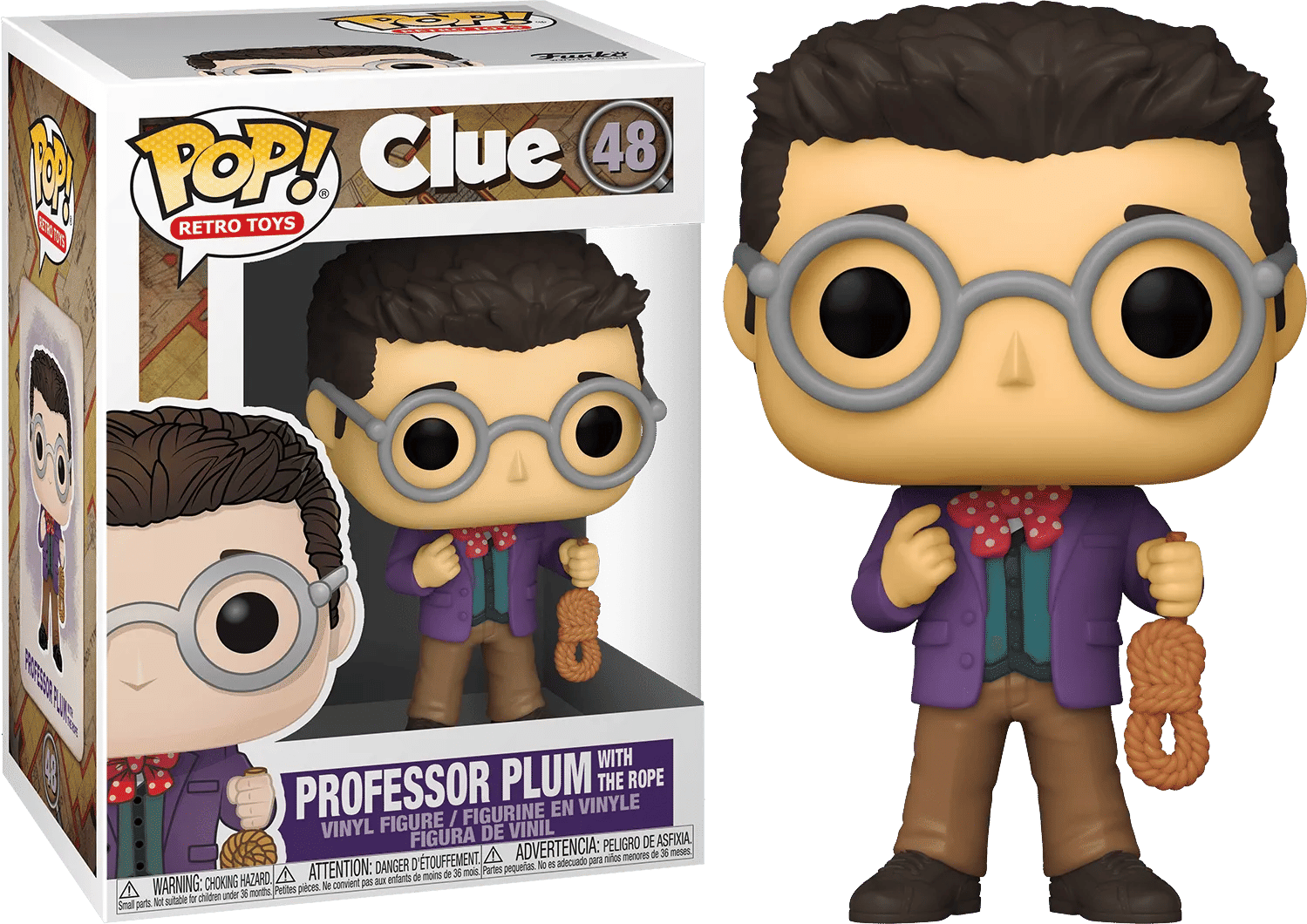 Funko Clue - Professor Plum with Rope Pop! Vinyl