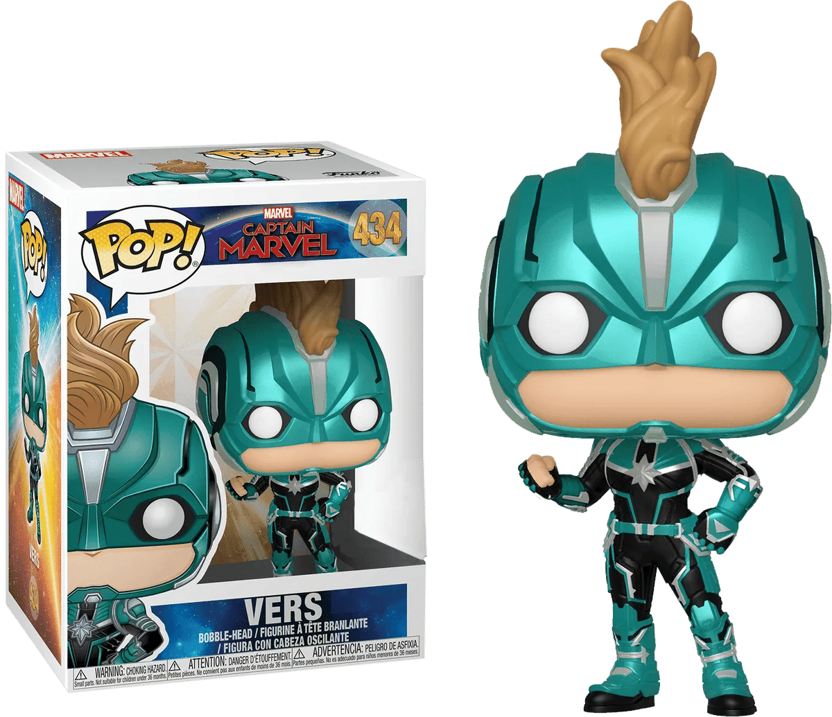 Funko Captain Marvel - Vers Masked Pop! Vinyl