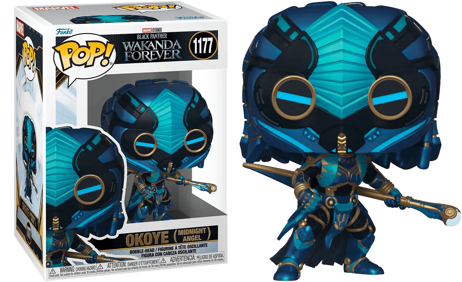 Funko Black Panther 2: Wakanda Forever - Okoye (Midnight Angel) Pop! Vinyl