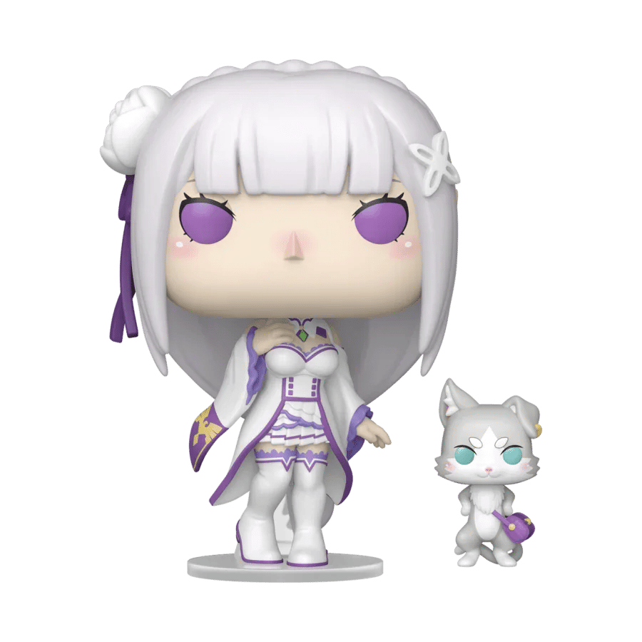 Funko Re:Zero - Starting Life in Another World - Emilia & Puck Pop! Vinyl