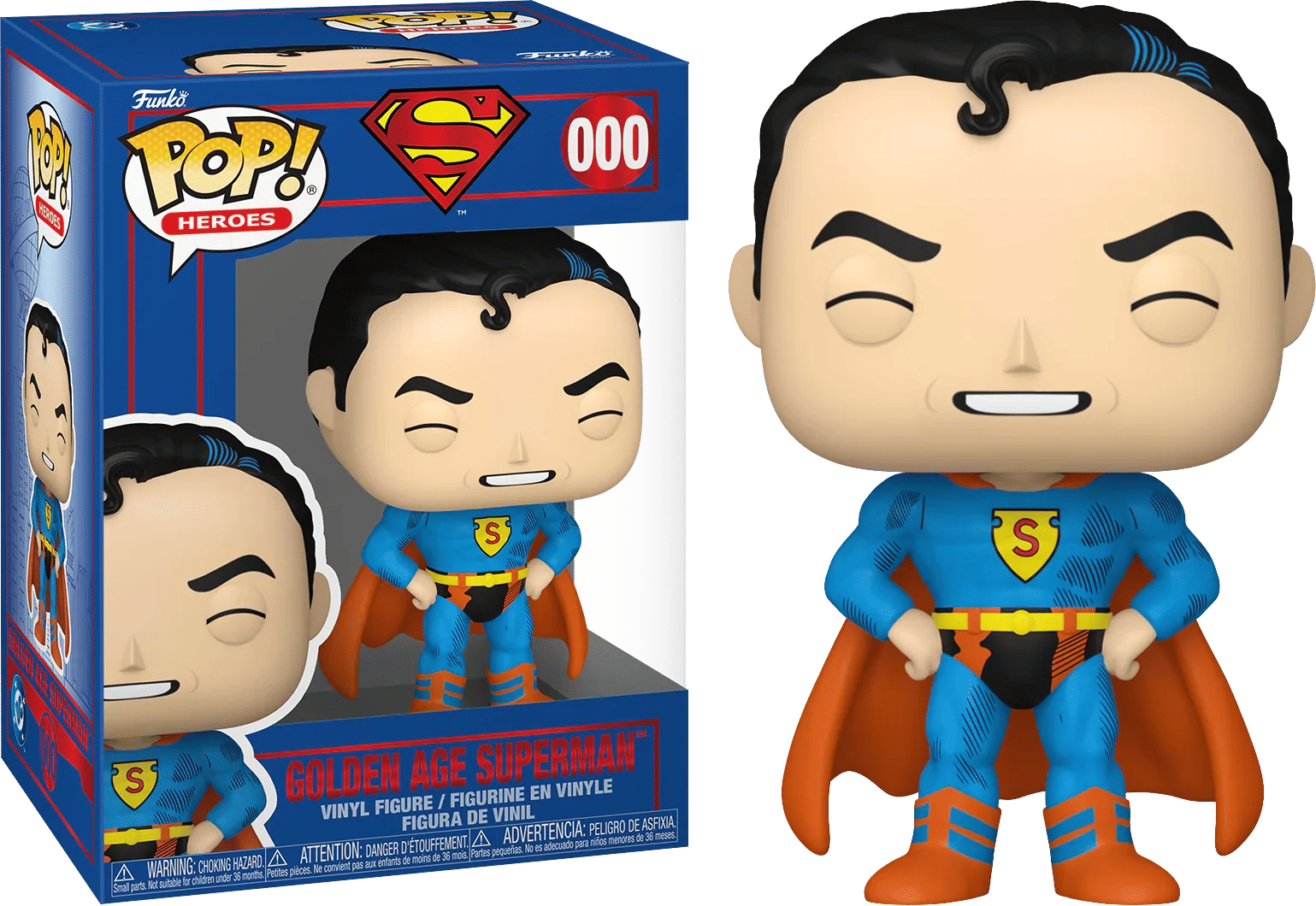 Funko DC Comics: Shield Through the Ages - Golden Age Superman Pop! Vinyl