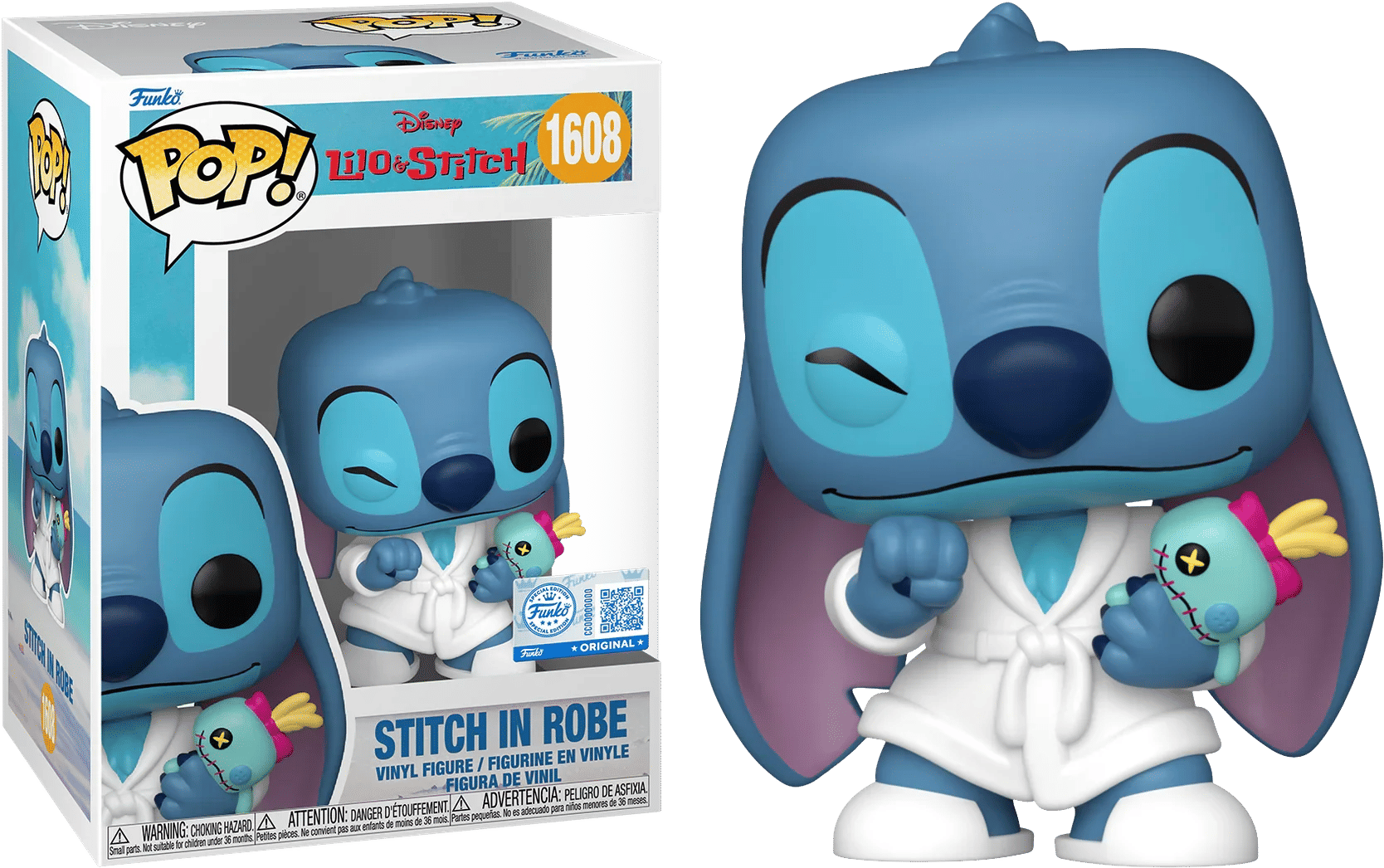 Funko Lilo & Stitch - Stitch in Robe Pop! Vinyl