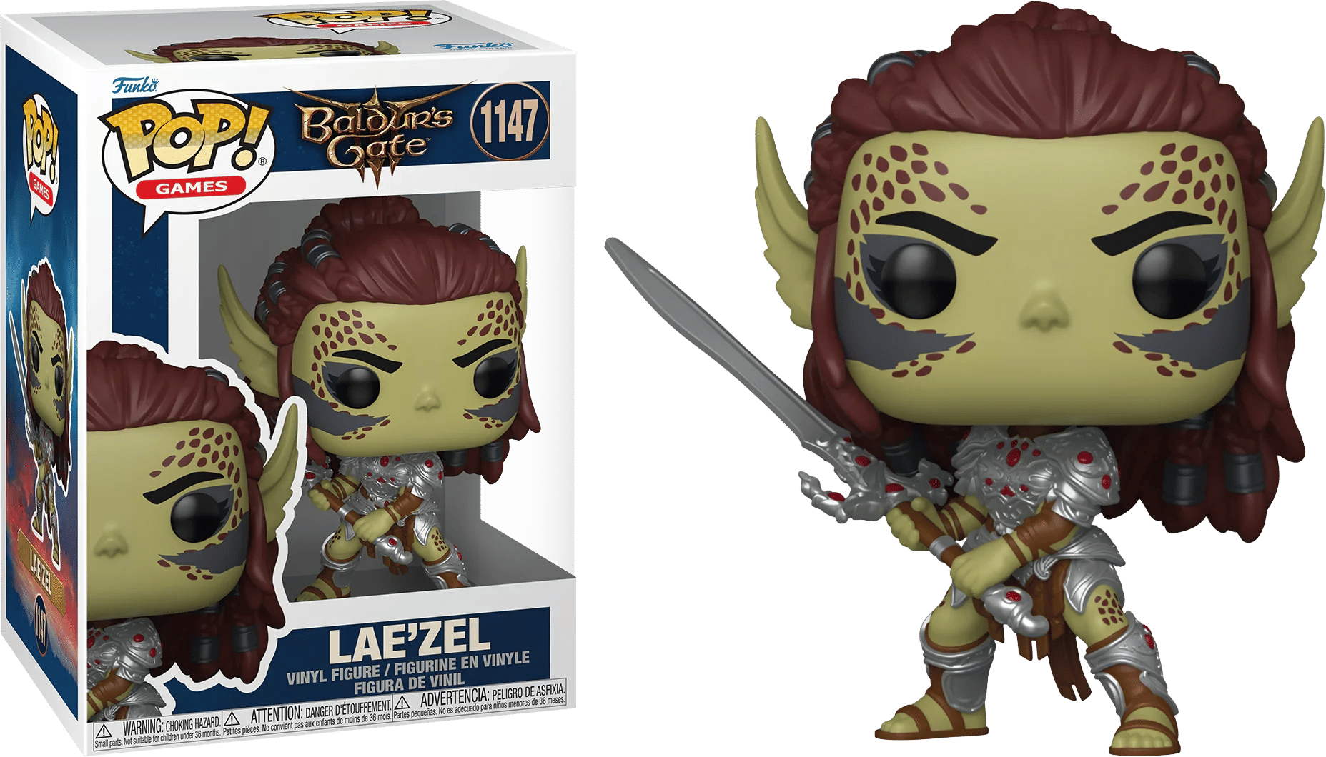 Funko Baldur's Gate 3 - Lae'zel (with Sword) Pop! Vinyl