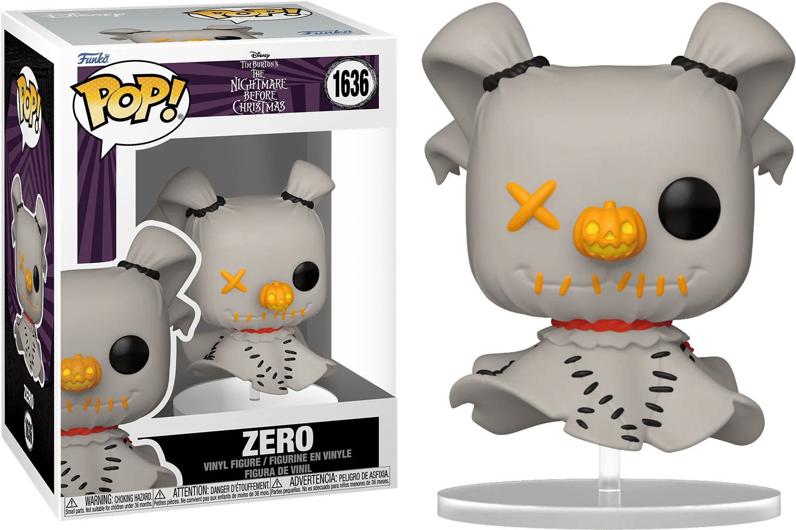 Funko The Nightmare Before Christmas - Zero Patchwork Pop! Vinyl