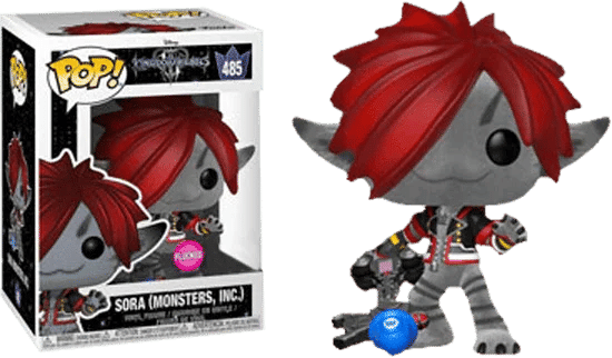 Funko Kingdom Hearts 3 - Sora (Monsters Inc) Flocked US Exclusive Pop! Vinyl