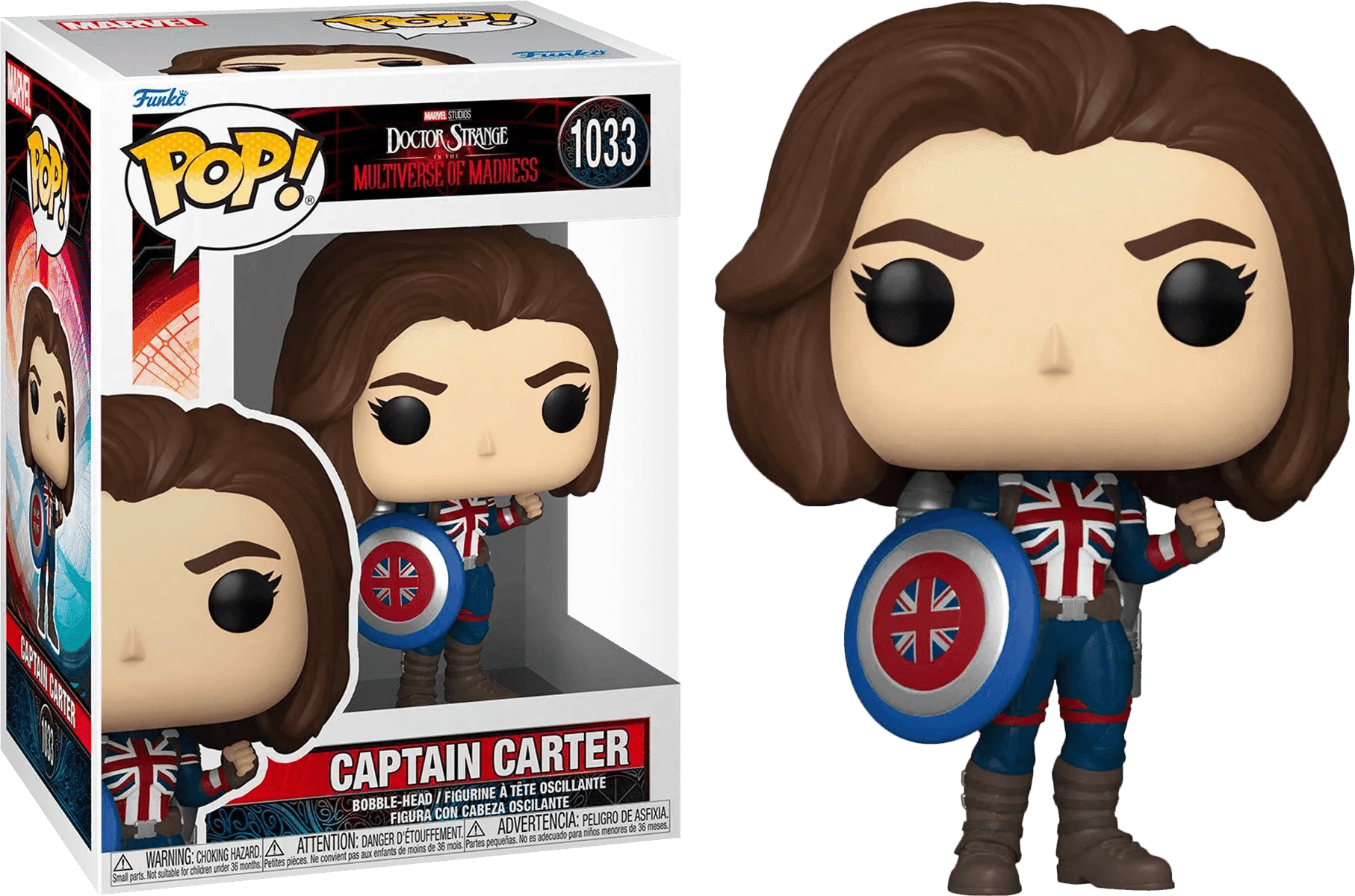 Funko Doctor Strange 2: Multiverse of Madness - Captain Carter Pop! Vinyl