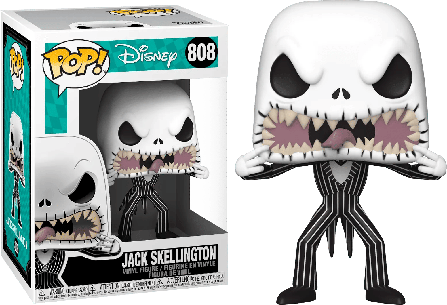 Funko The Nightmare Before Christmas - Jack Skellington (scary face) Pop! Vinyl