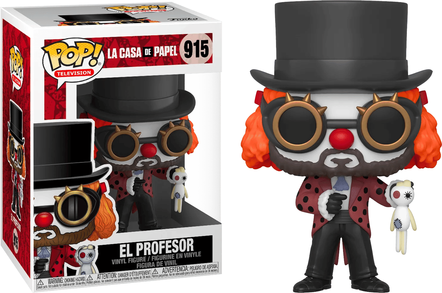 Funko La Casa de Papel (Money Heist) - Professor O Clown Pop! Vinyl