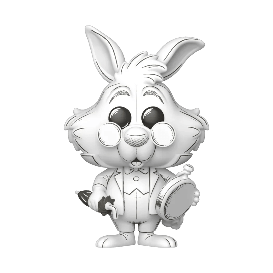 Funko Disney: Sketched - White Rabbit Pop! Vinyl