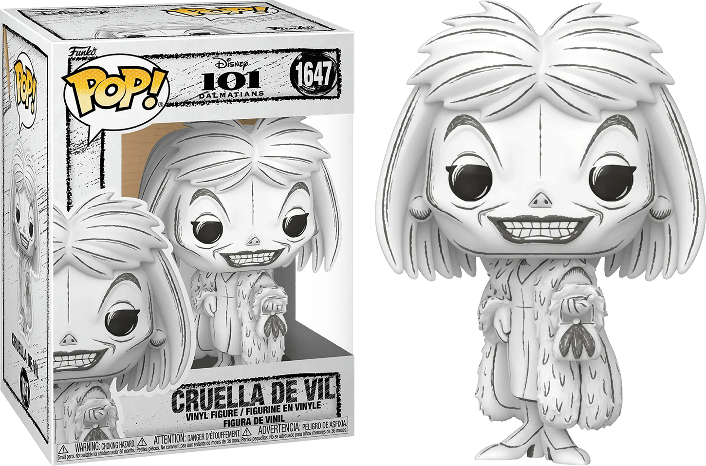 Funko Disney: Sketched - Cruella De Vil Pop! Vinyl