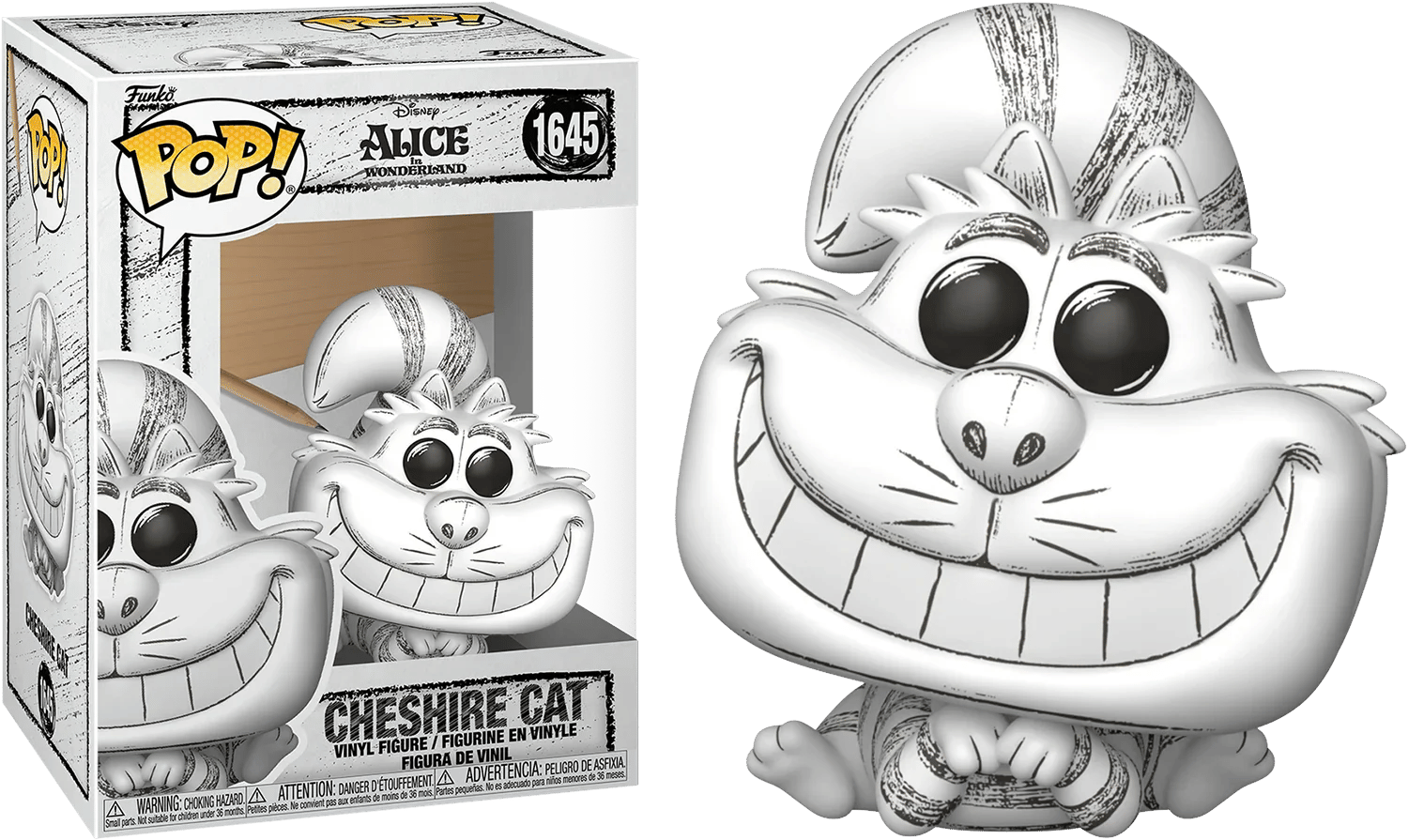 Funko Disney: Sketched - Cheshire Cat Pop! Vinyl