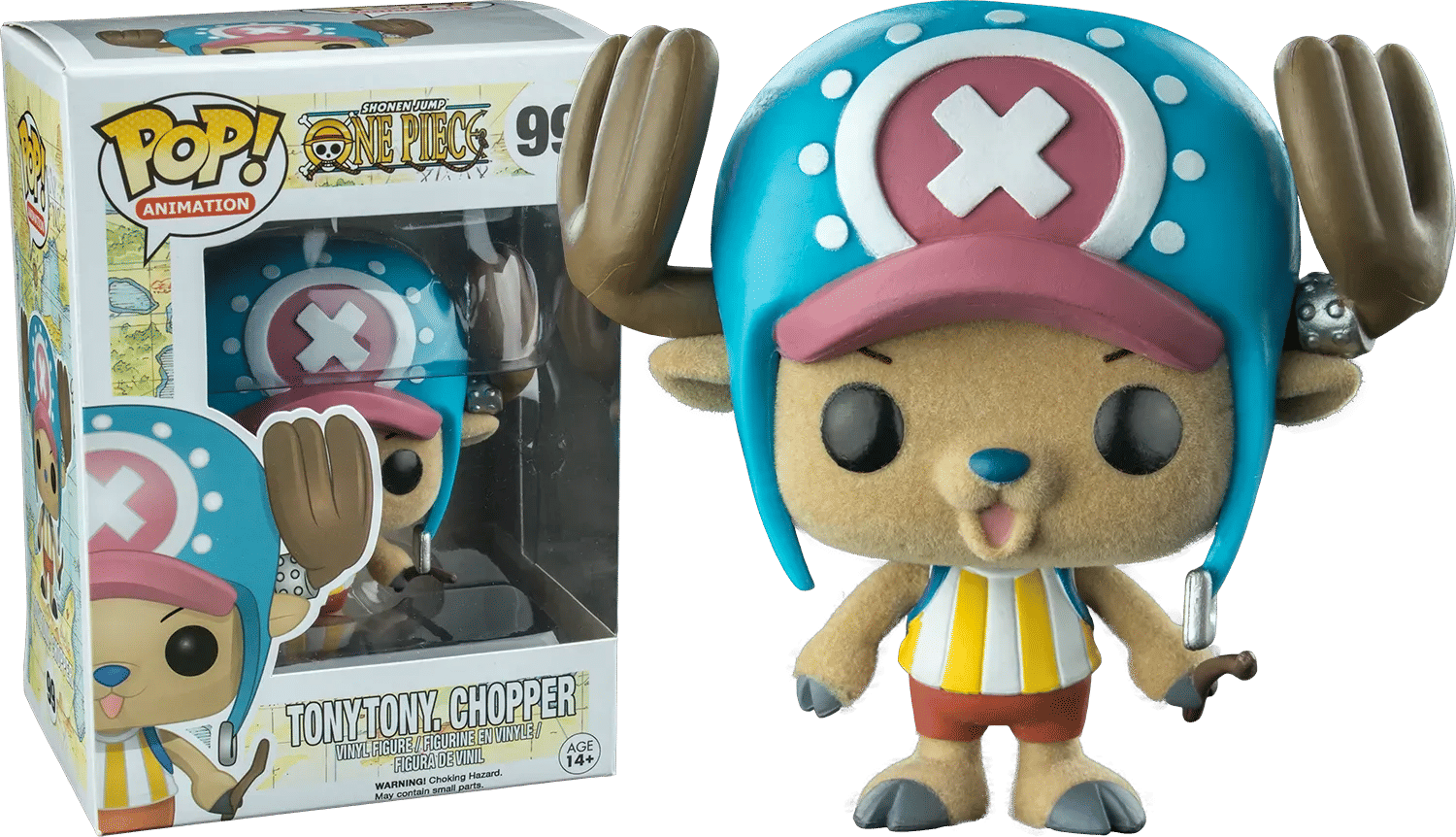 Funko One Piece - Tony Tony Chopper Flocked US Exclusive Pop! Vinyl