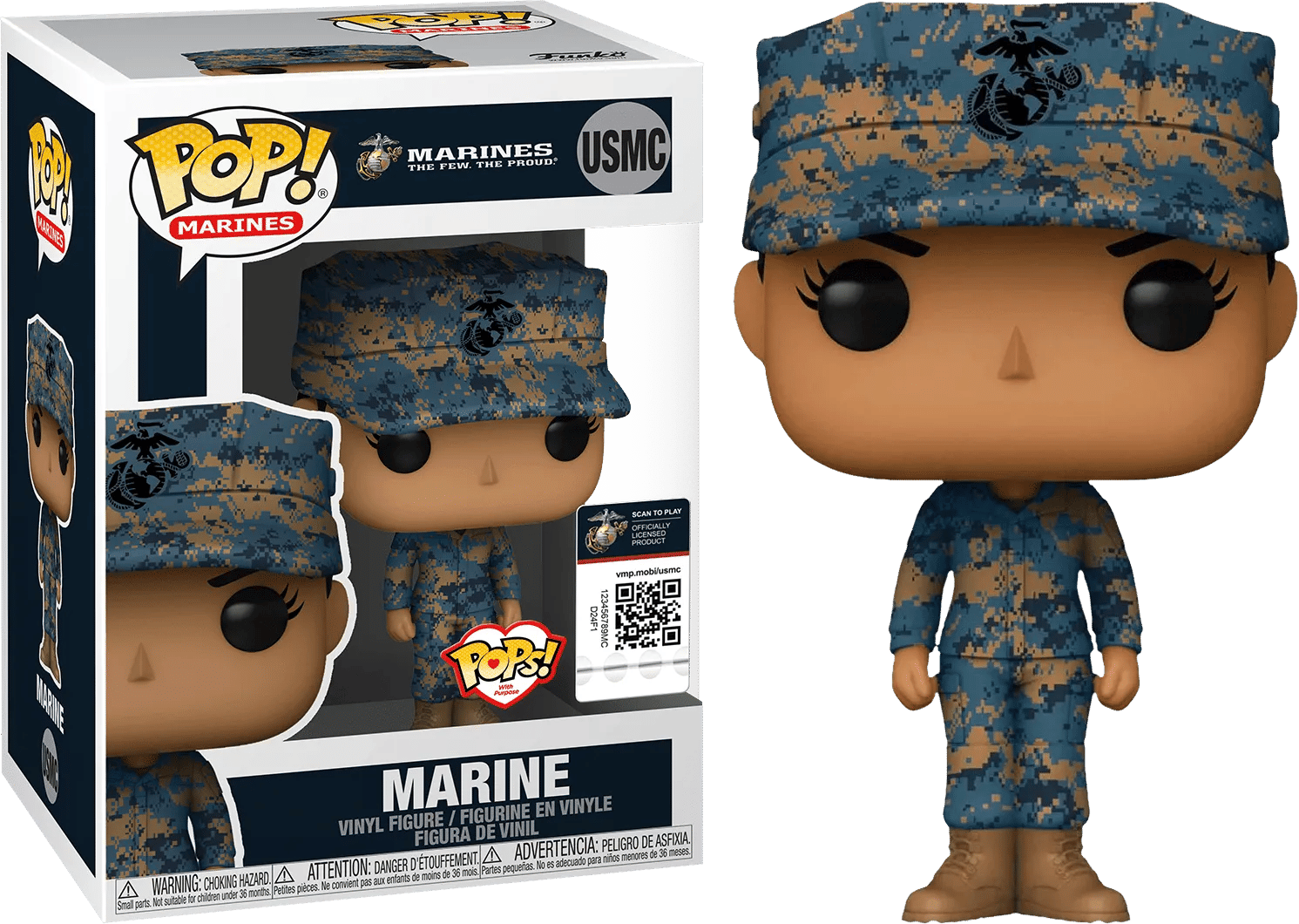 Funko US Military: Marines - Female Hispanic Pop! Vinyl